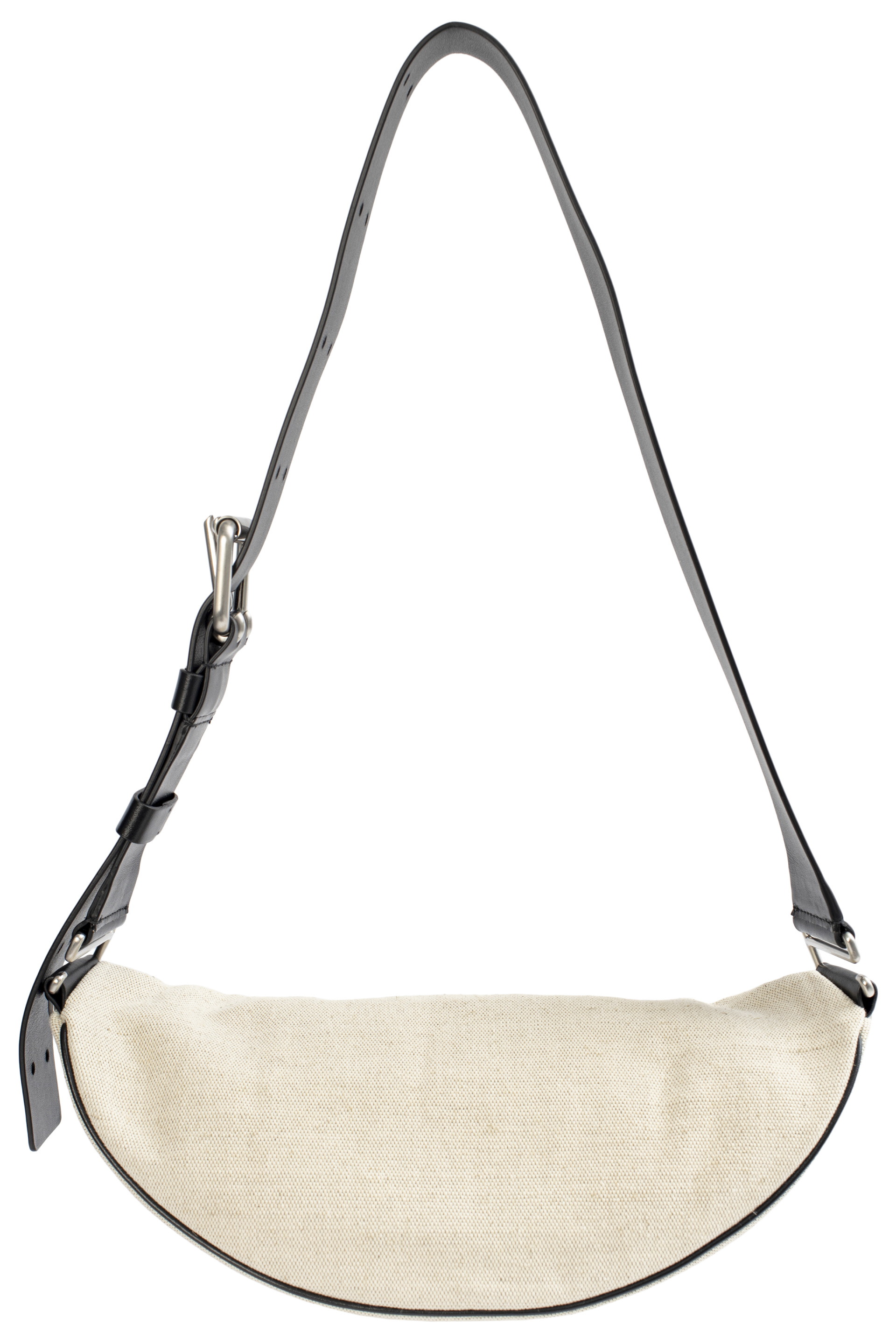 Jil Sander Canvas belt bag with leather piping