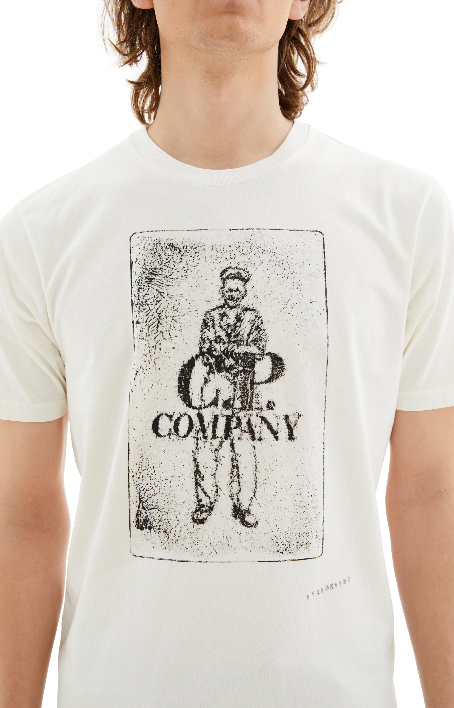 C.P. Company 24/1 Jersey Artisanal Card T-Shirt