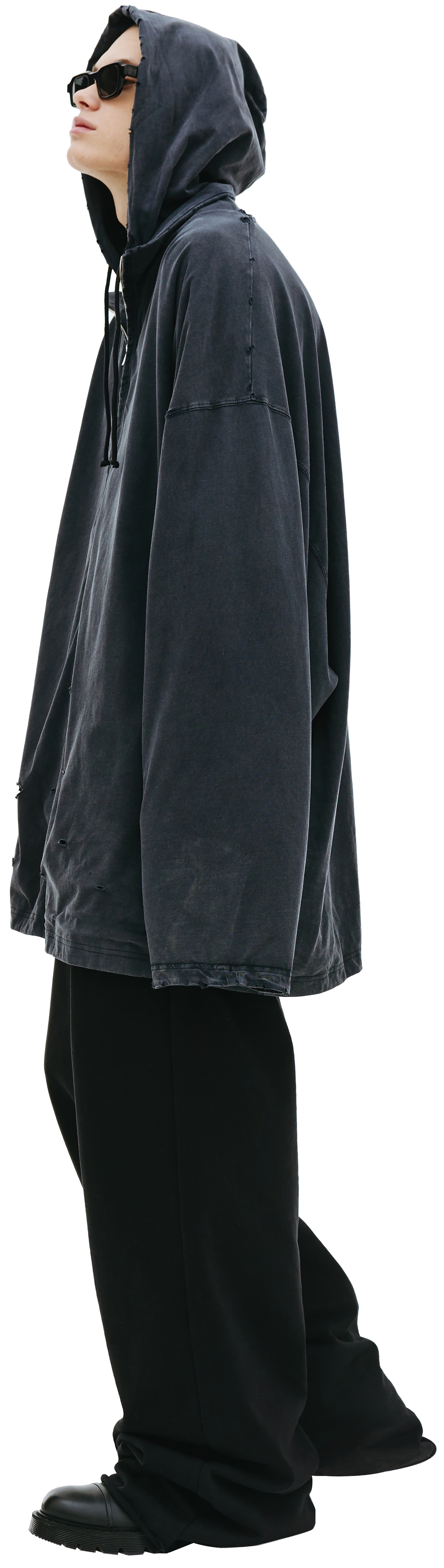 VETEMENTS Zip up oversized hoodie