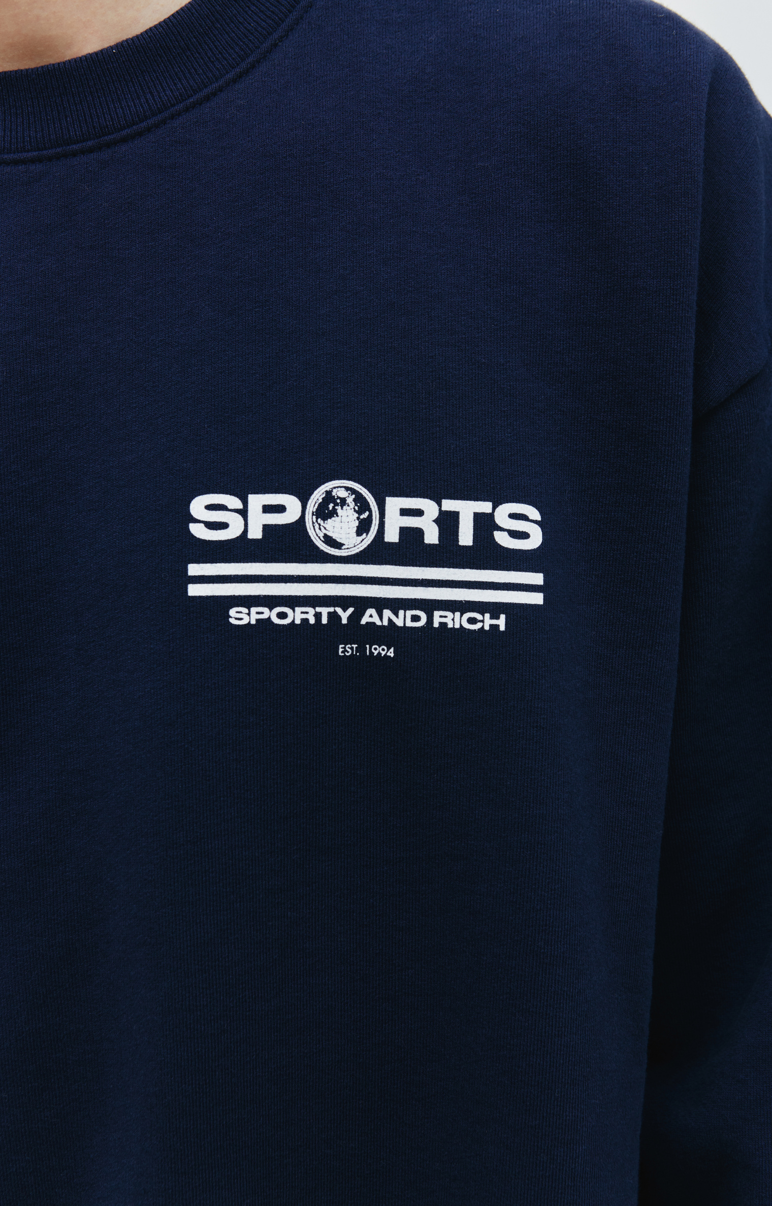 SPORTY & RICH Sports Sweatshirt