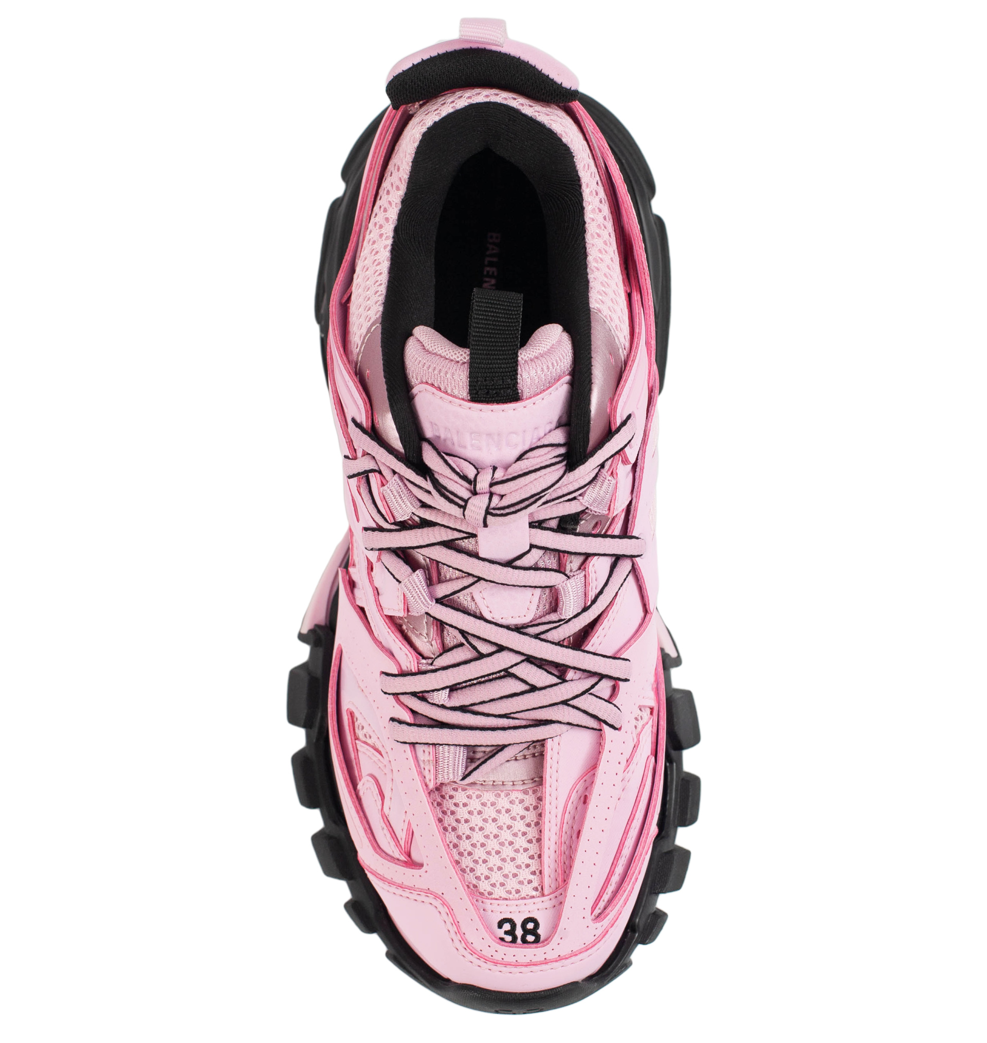 Balenciaga Pink & Black Track Sneaker