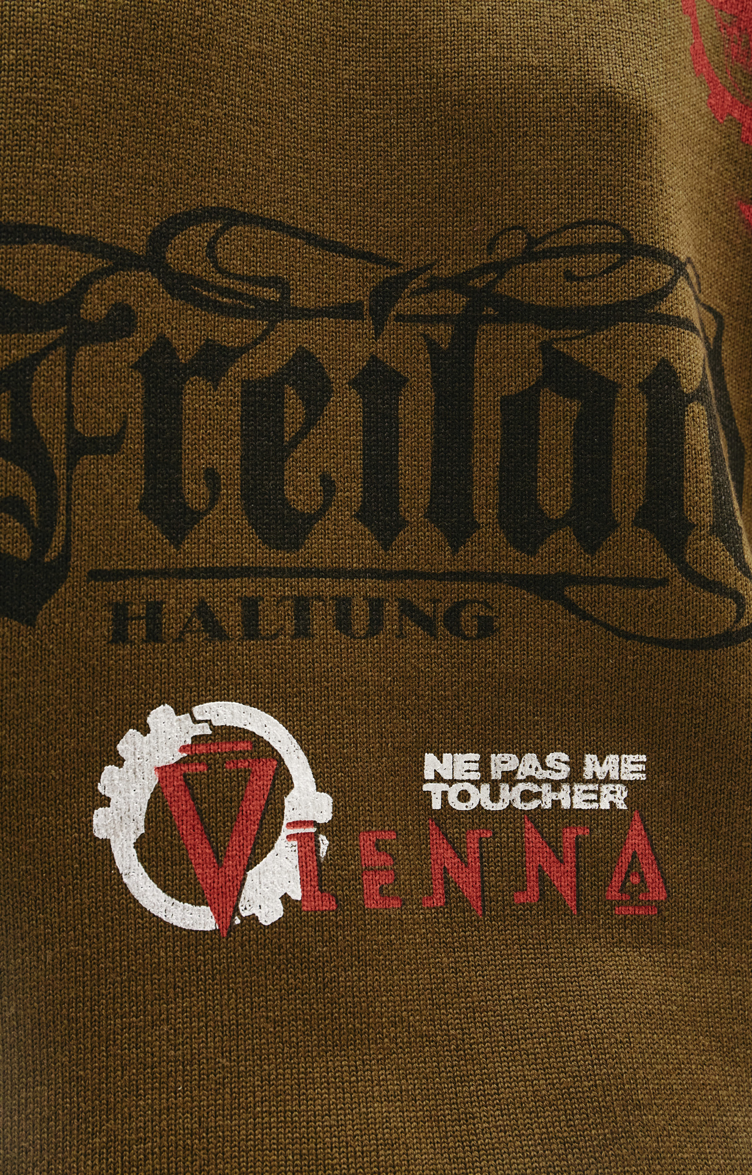 VETEMENTS Maybe metall Wool sweater