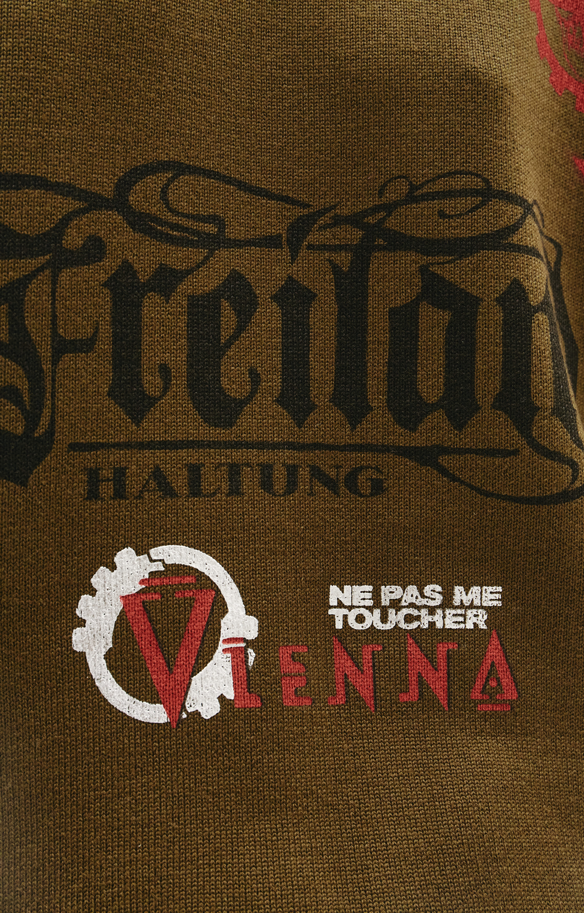 VETEMENTS Maybe metall Wool sweater