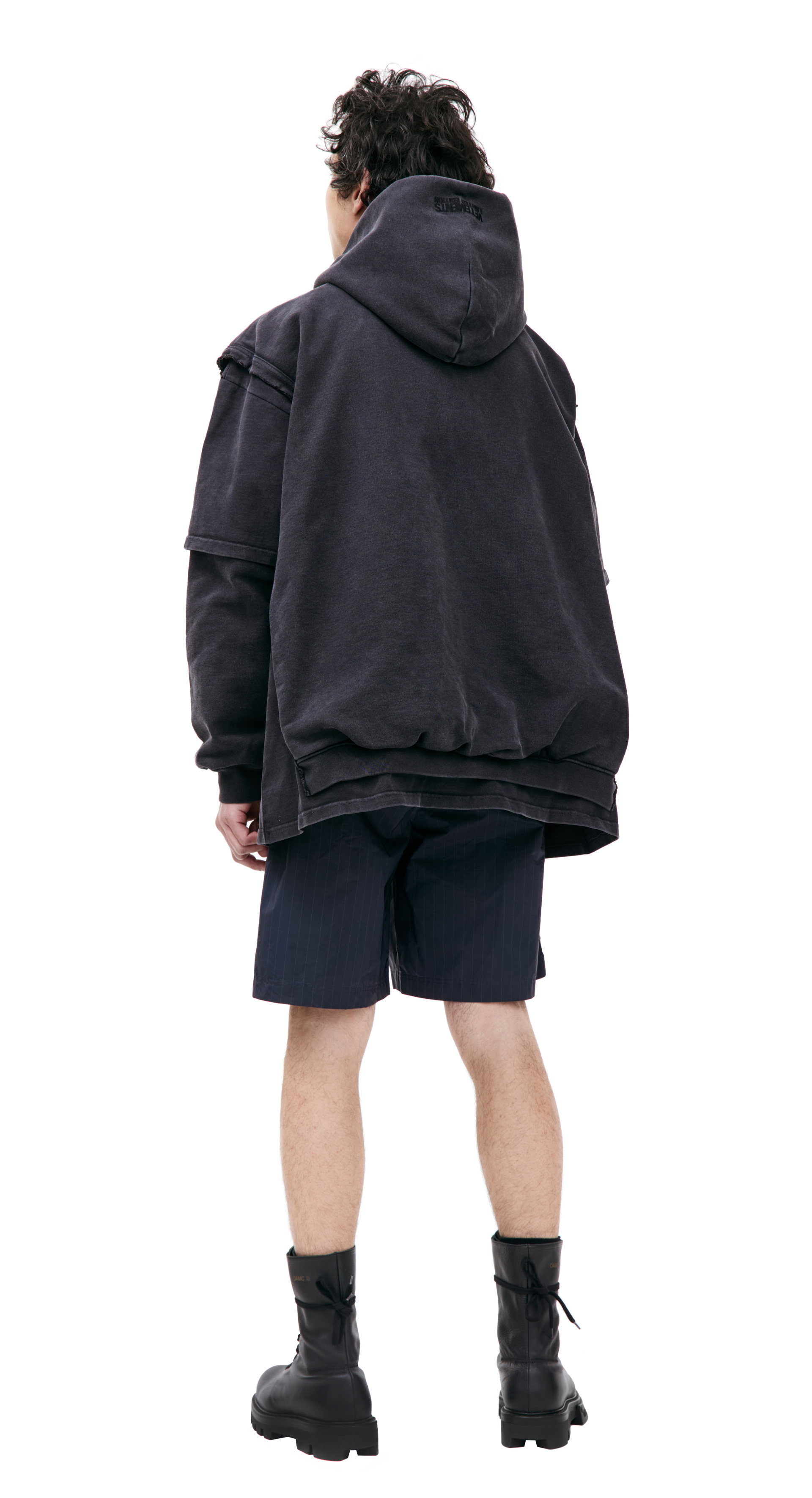 VETEMENTS \'PARIS XXXL\' layered hoodie