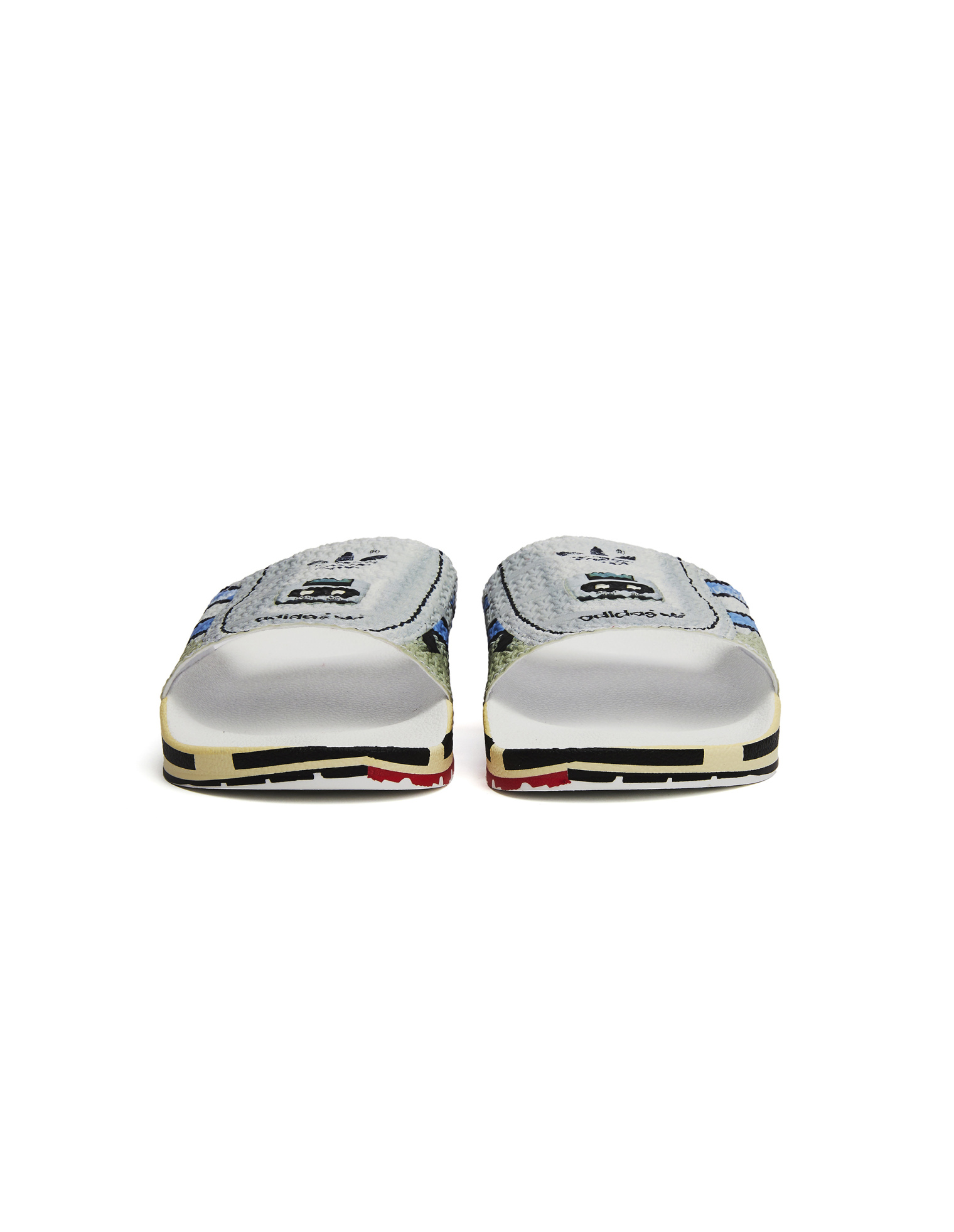 Raf Simons Trompe-l\'œil Printed Adilette Slides