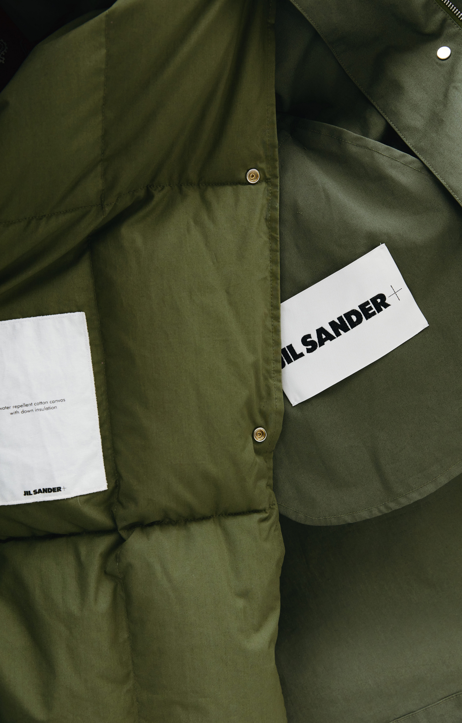 Jil Sander Парка с меховым воротником