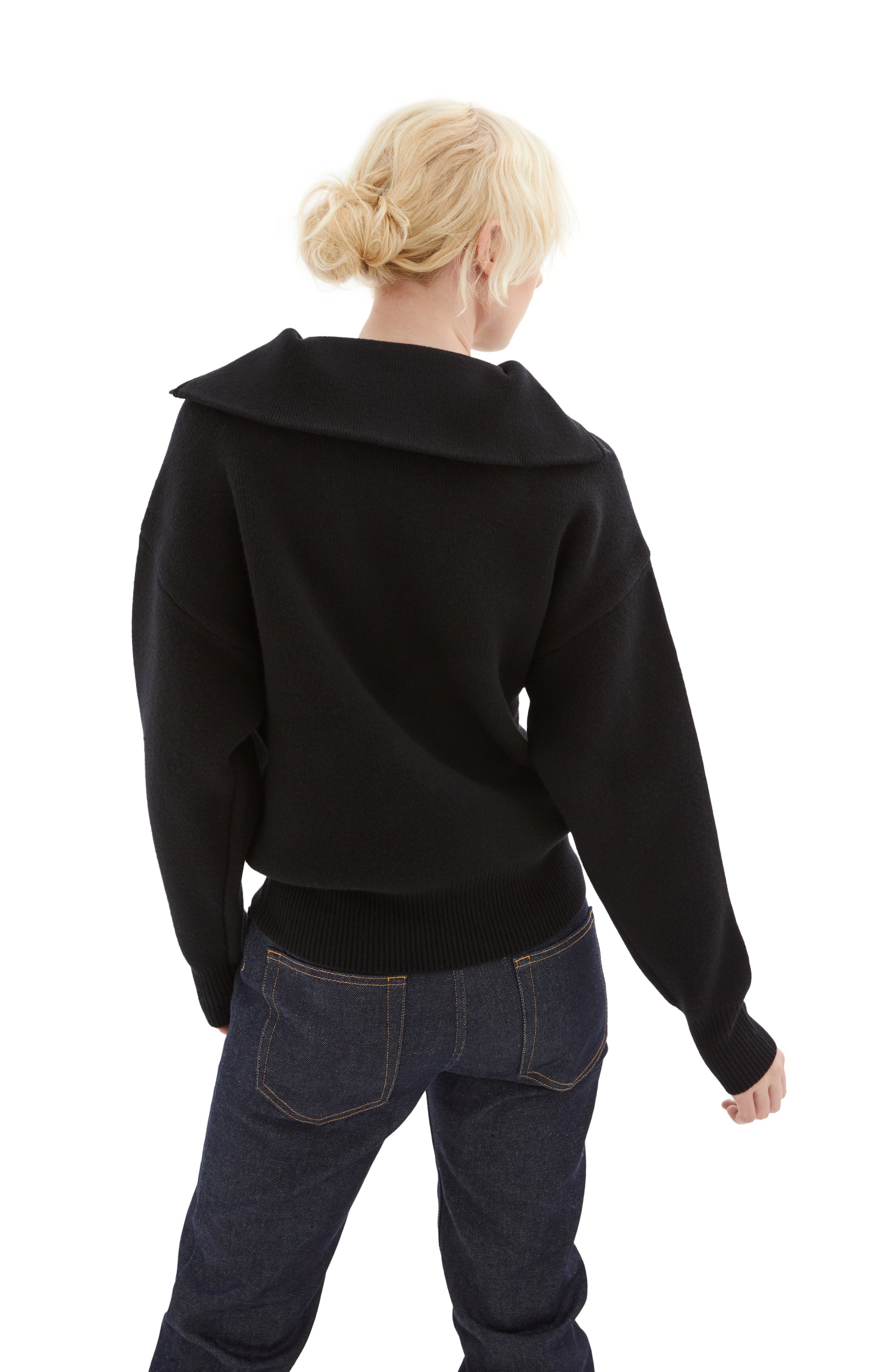 Coperni Half-Zip Boxy Sweater