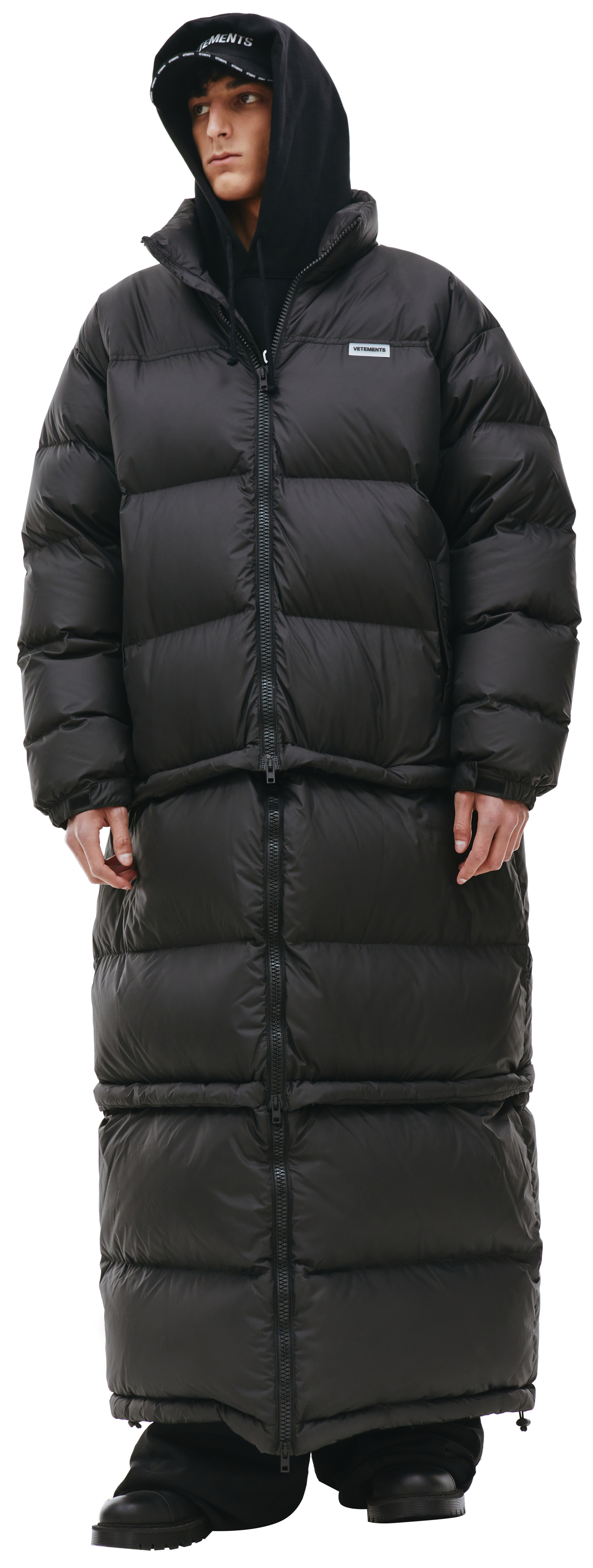 VETEMENTS Transformer maxi padded coat