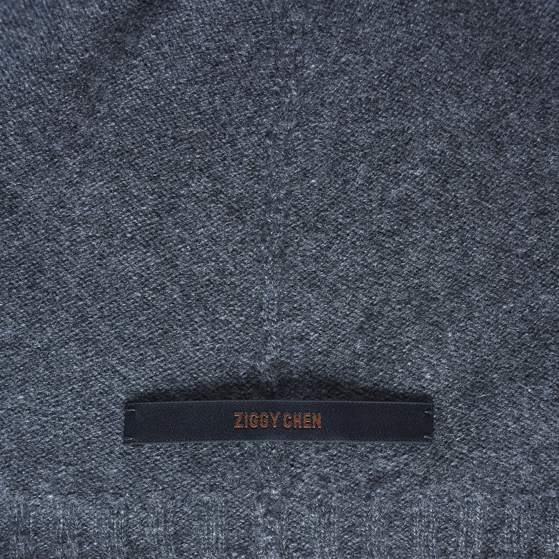 Ziggy Chen Cashmere gray beanie