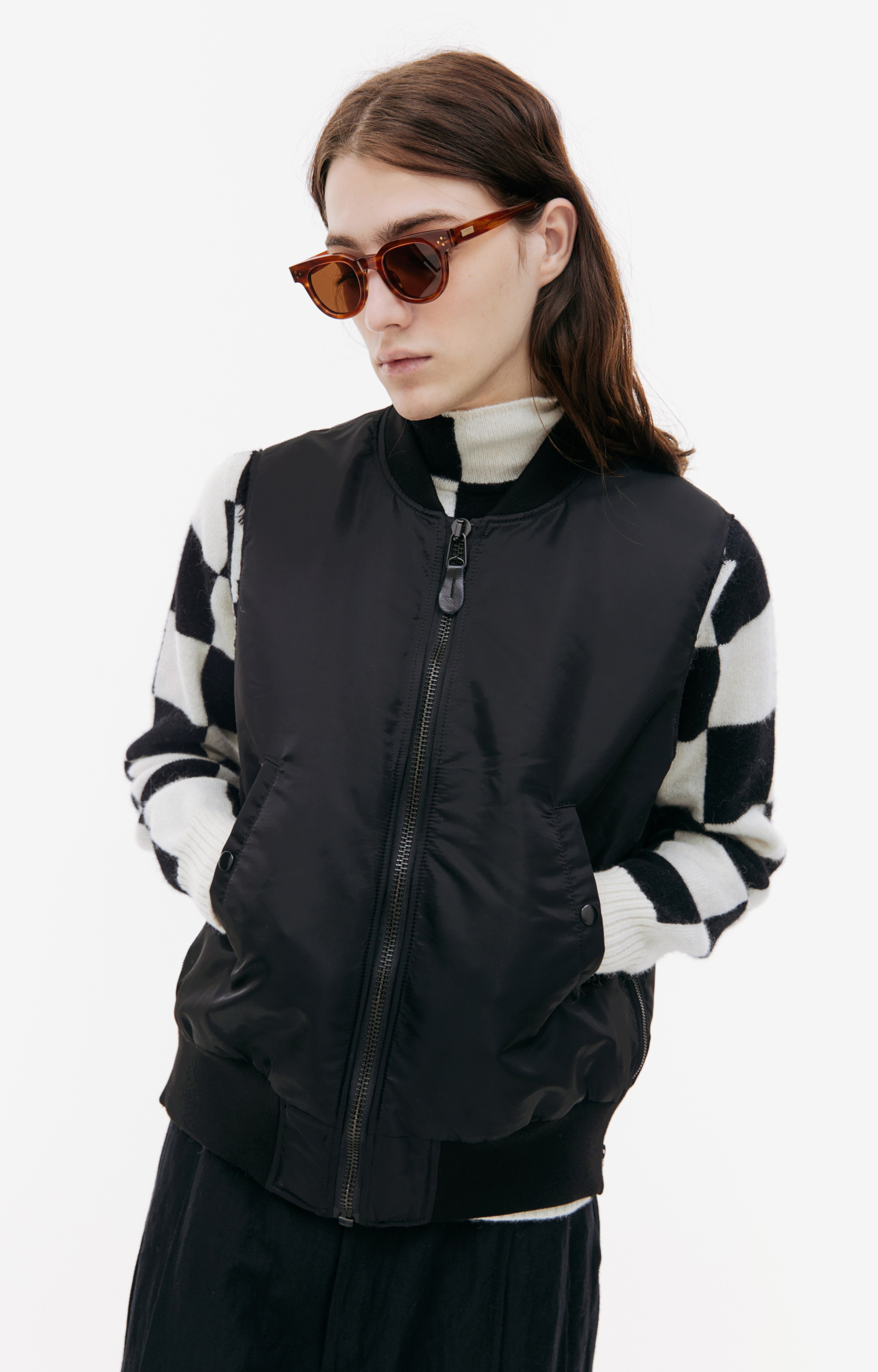 Undercover Black zip vest