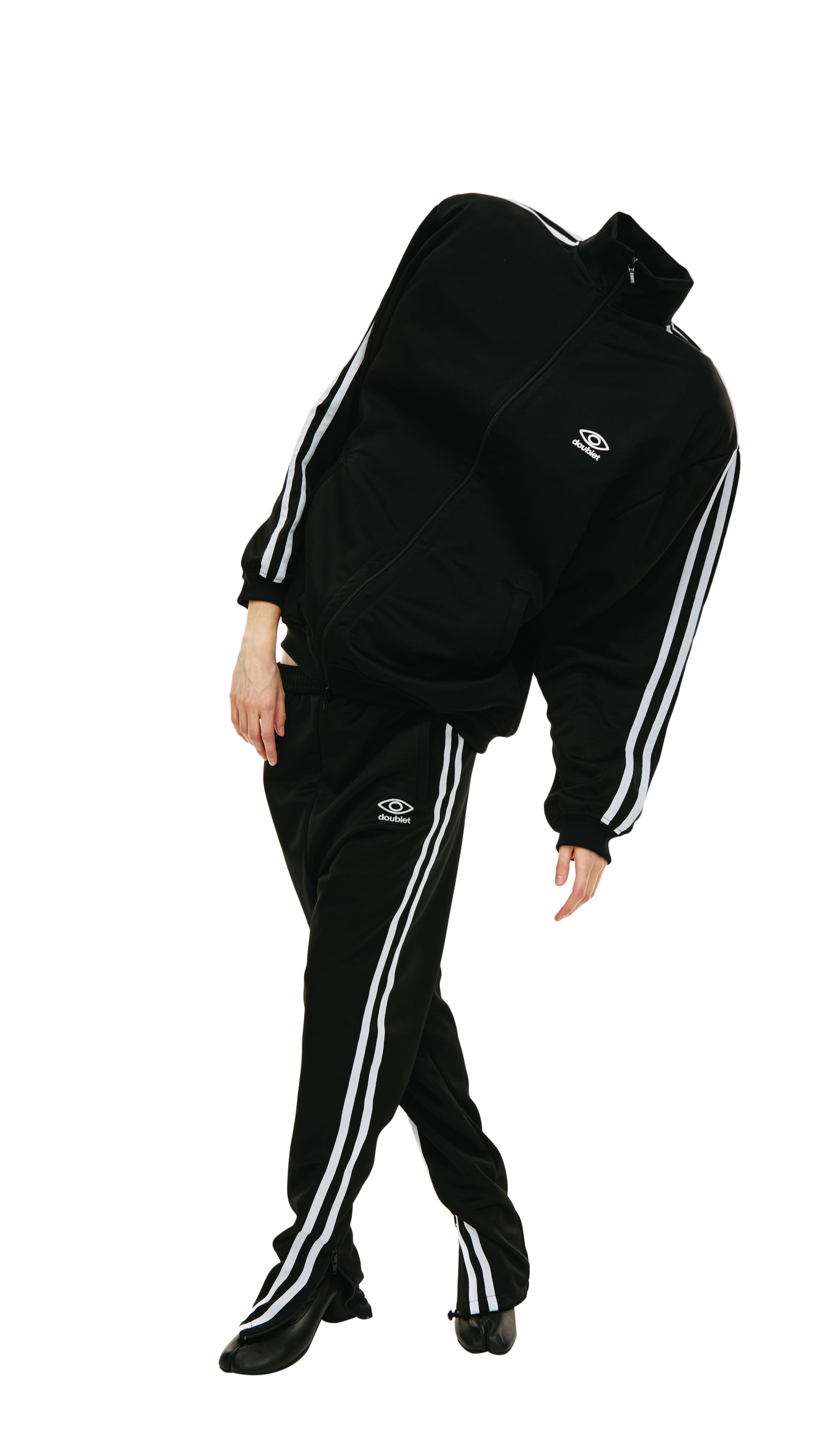 Doublet Black Invisible Track Jacket