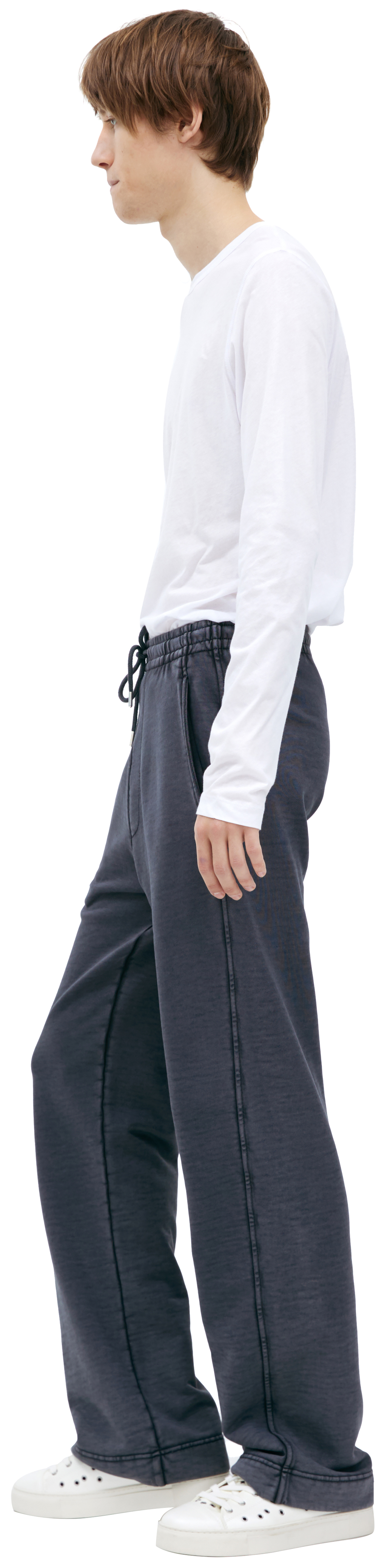 Dries Van Noten Gray cotton sweatpants