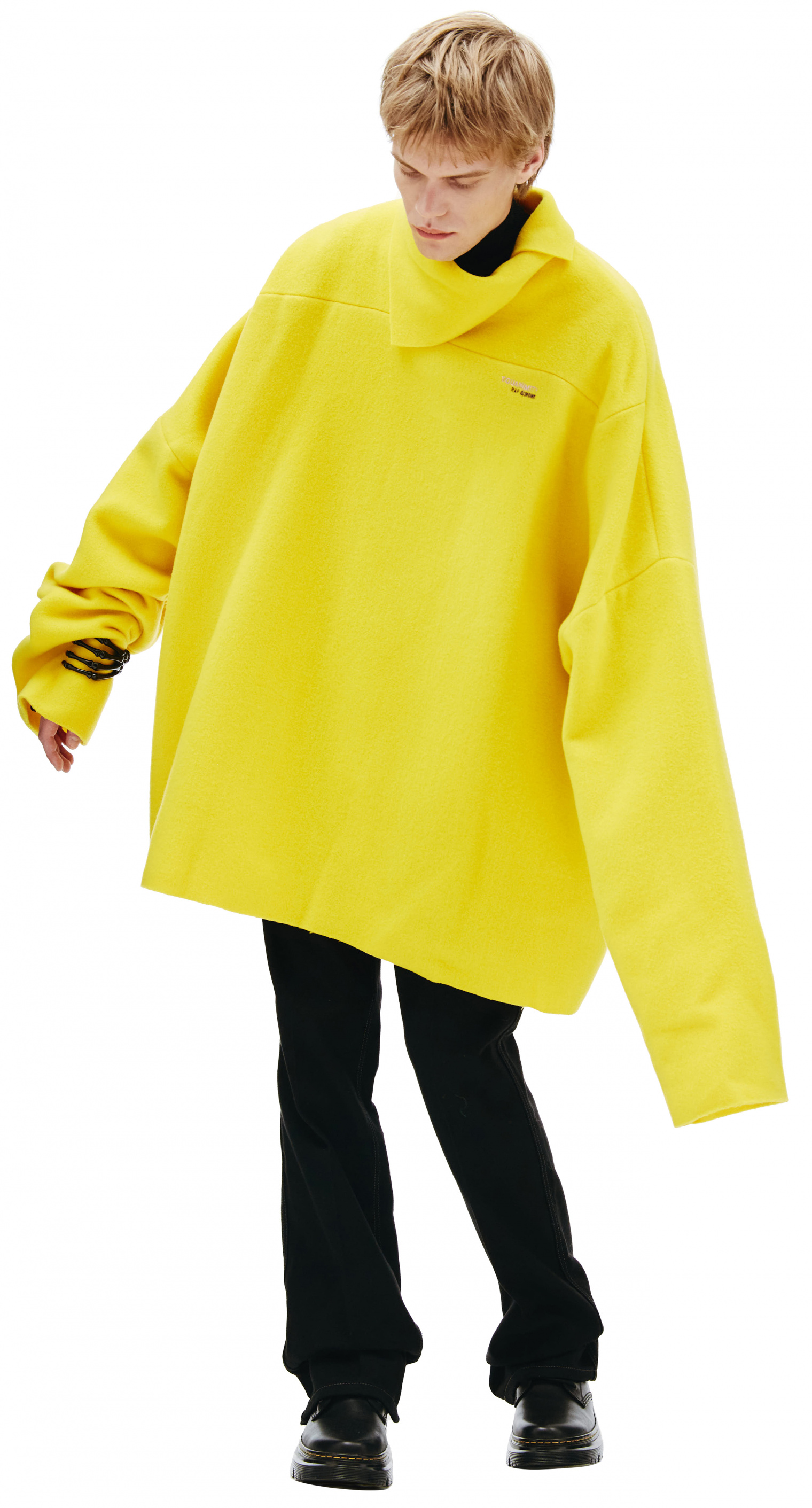 Raf Simons Yellow oversized sweatshirt
