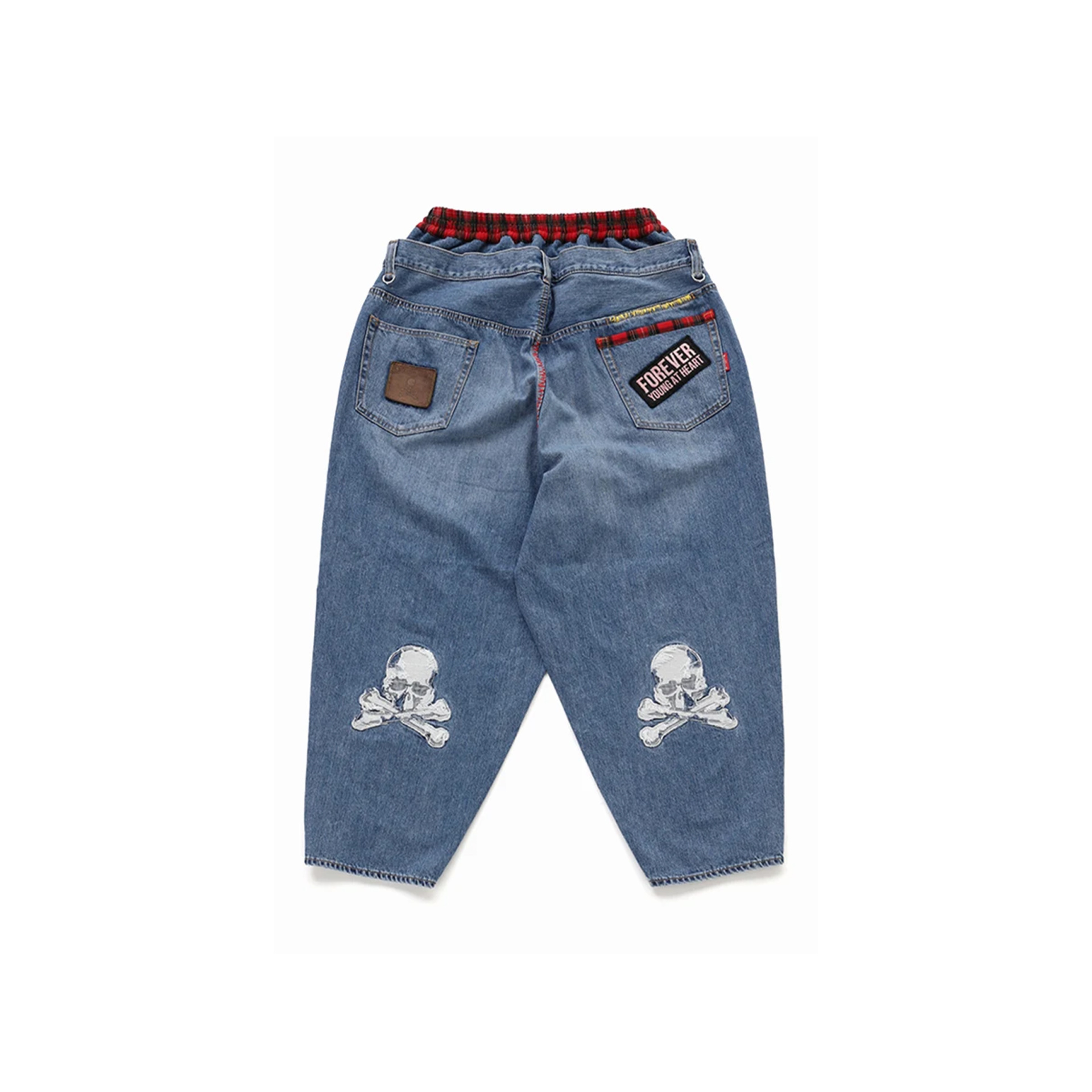 Mastermind WORLD Blue jeans with drawstrings