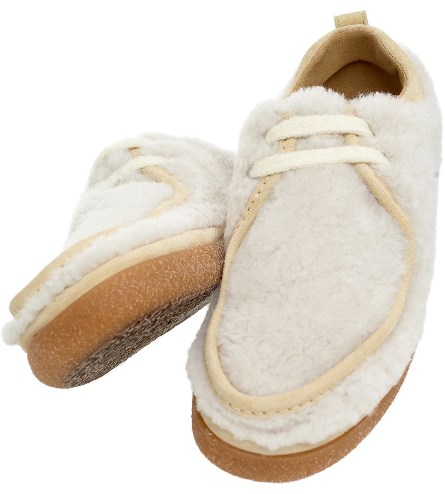 AMI PARIS Fur desert moccasins