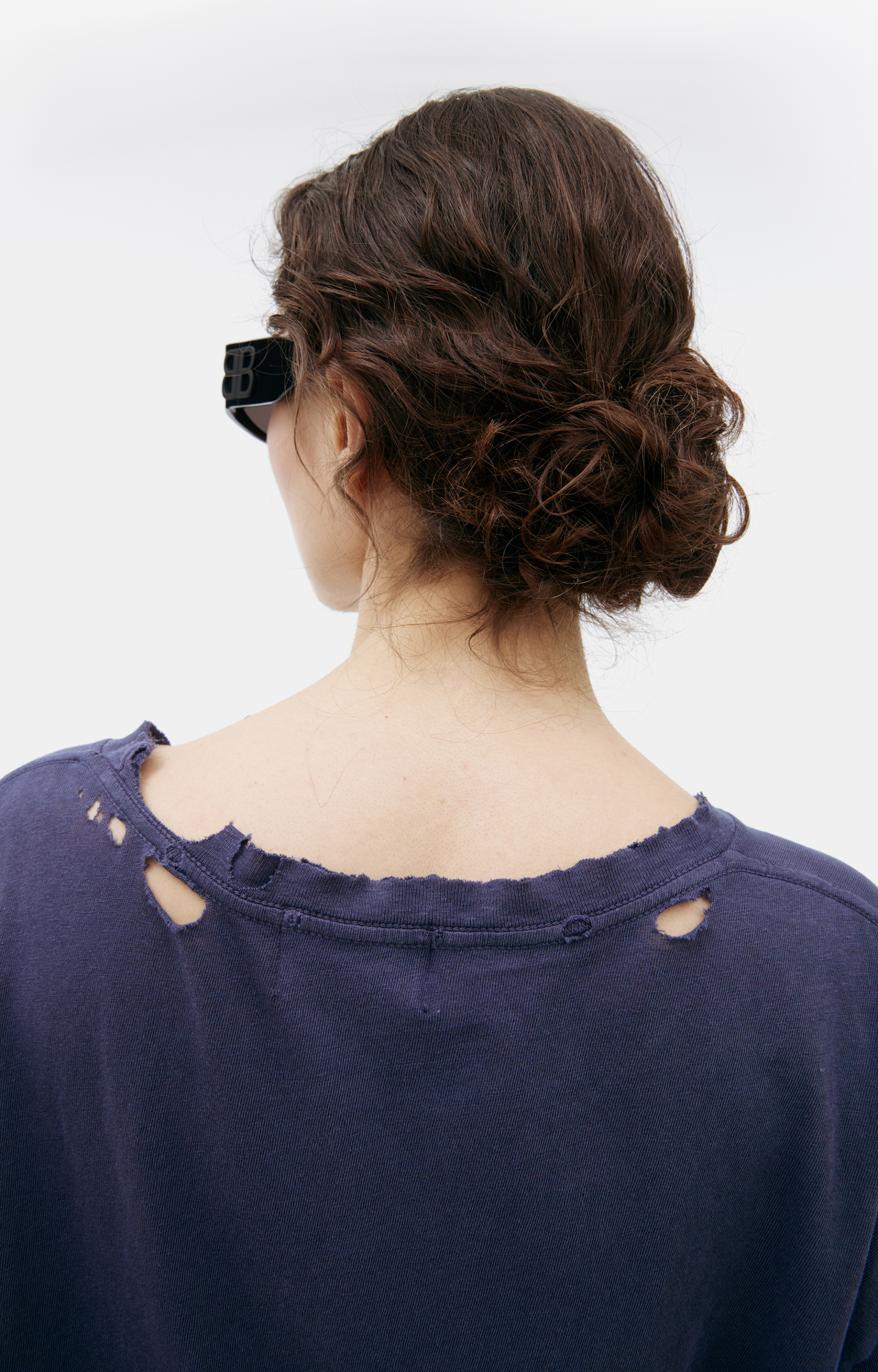 Enfants Riches Déprimés Ripped logo t-shirt