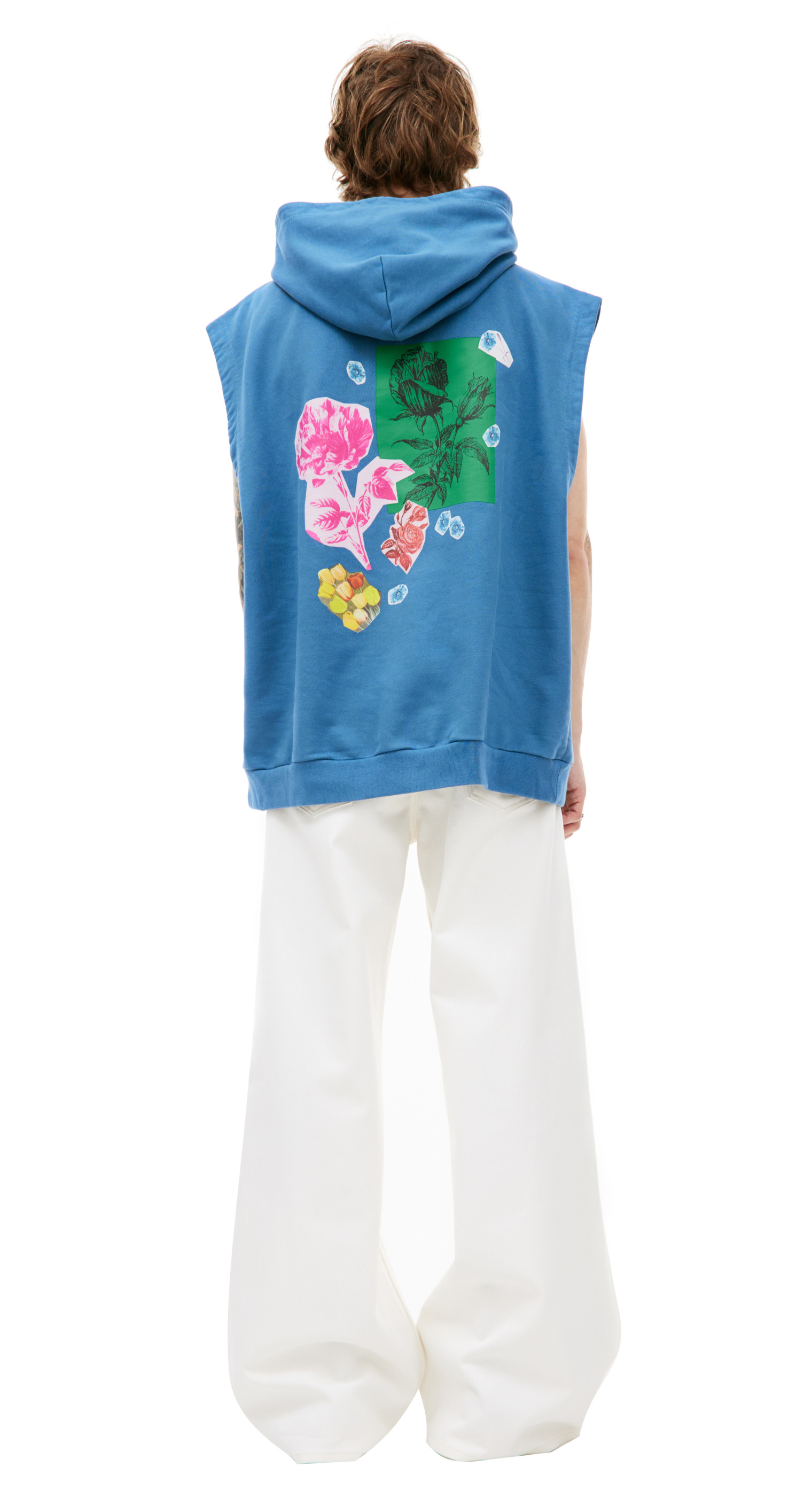 Marni Sleeveless printed hoodie