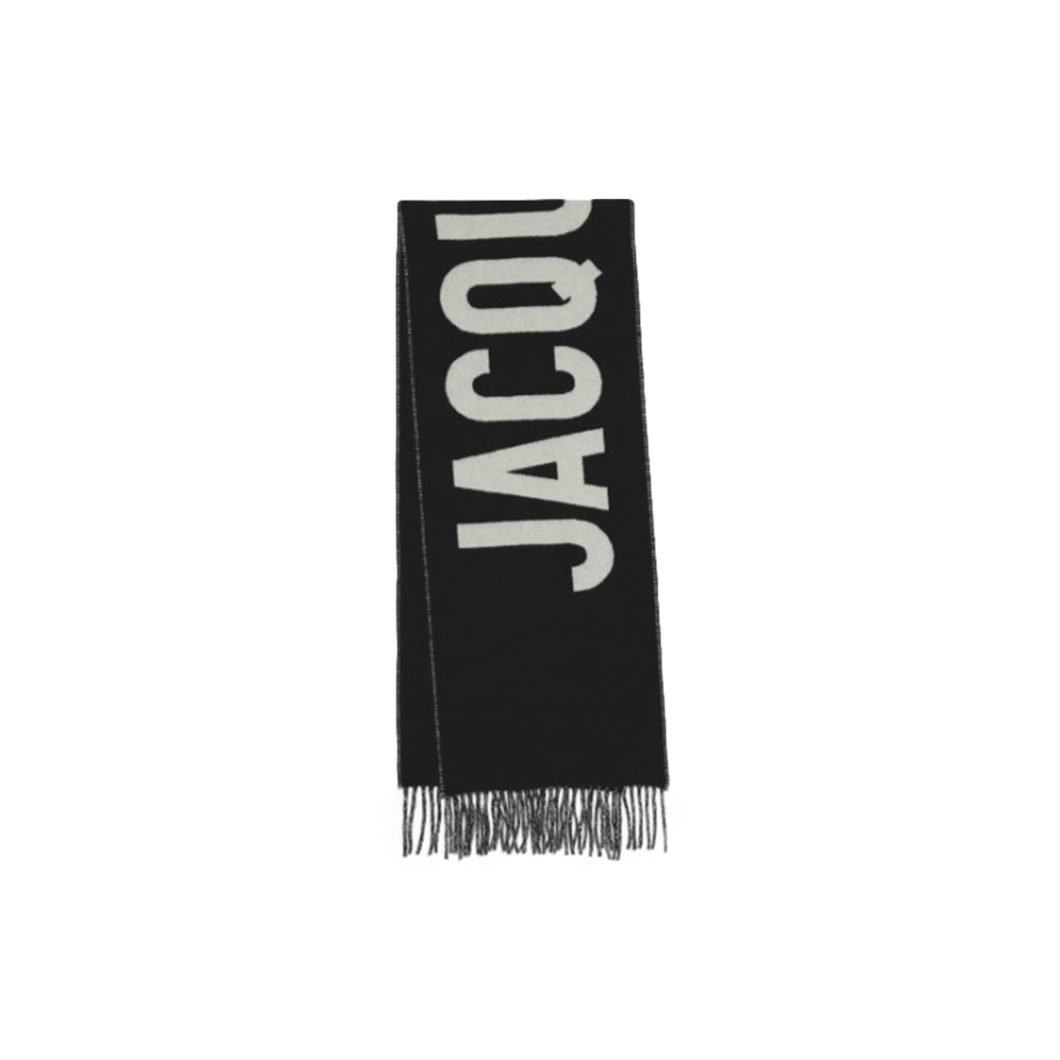 JACQUEMUS Fringe Logo Scarf