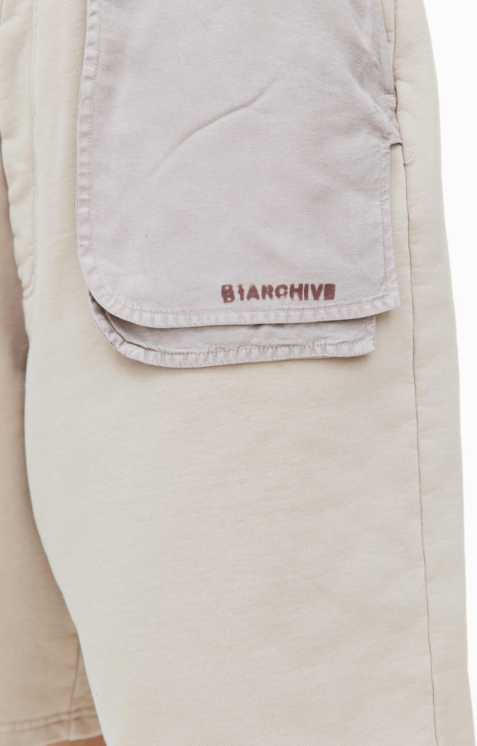 B1ARCHIVE Beige cotton shorts