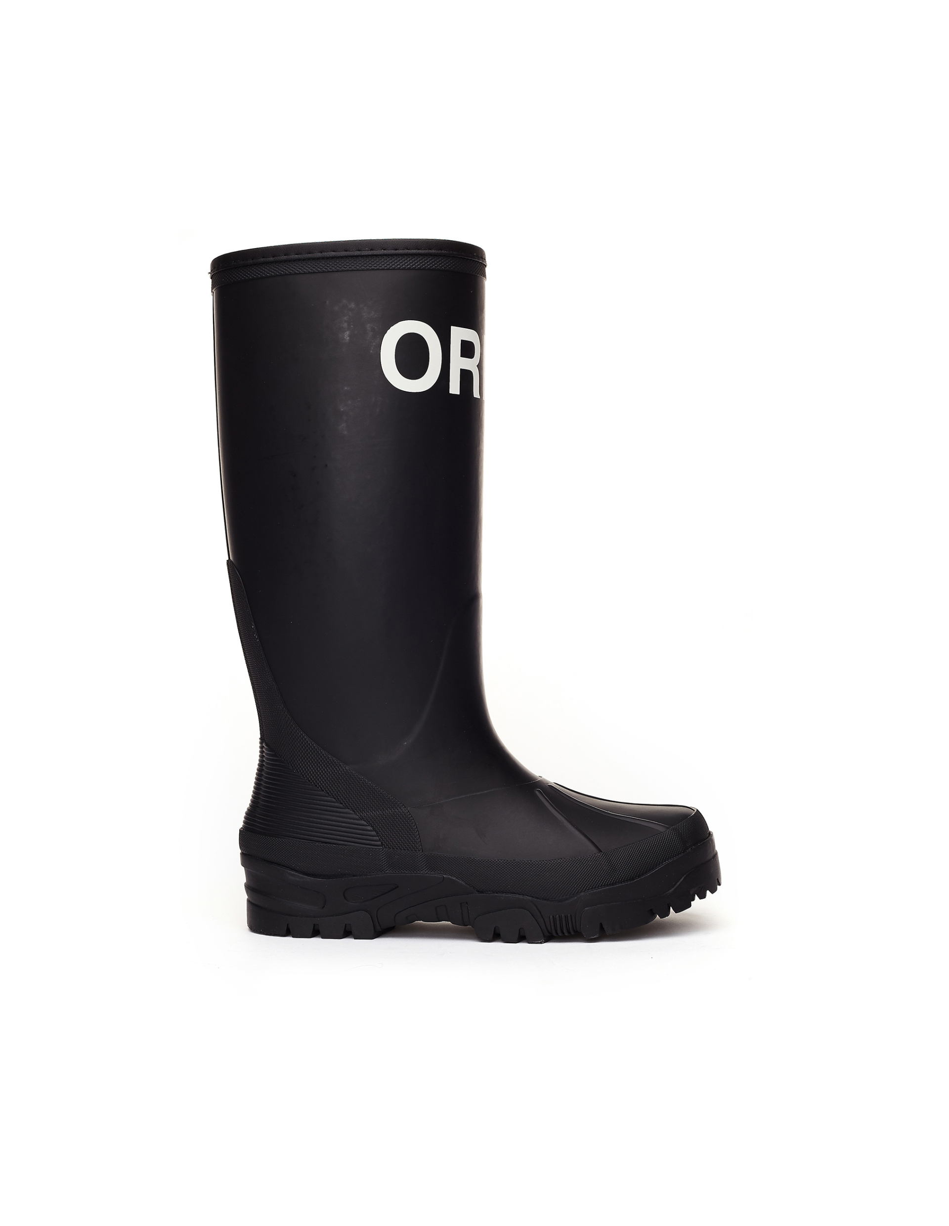 Undercover Order/Disorder Black Rubber Boots