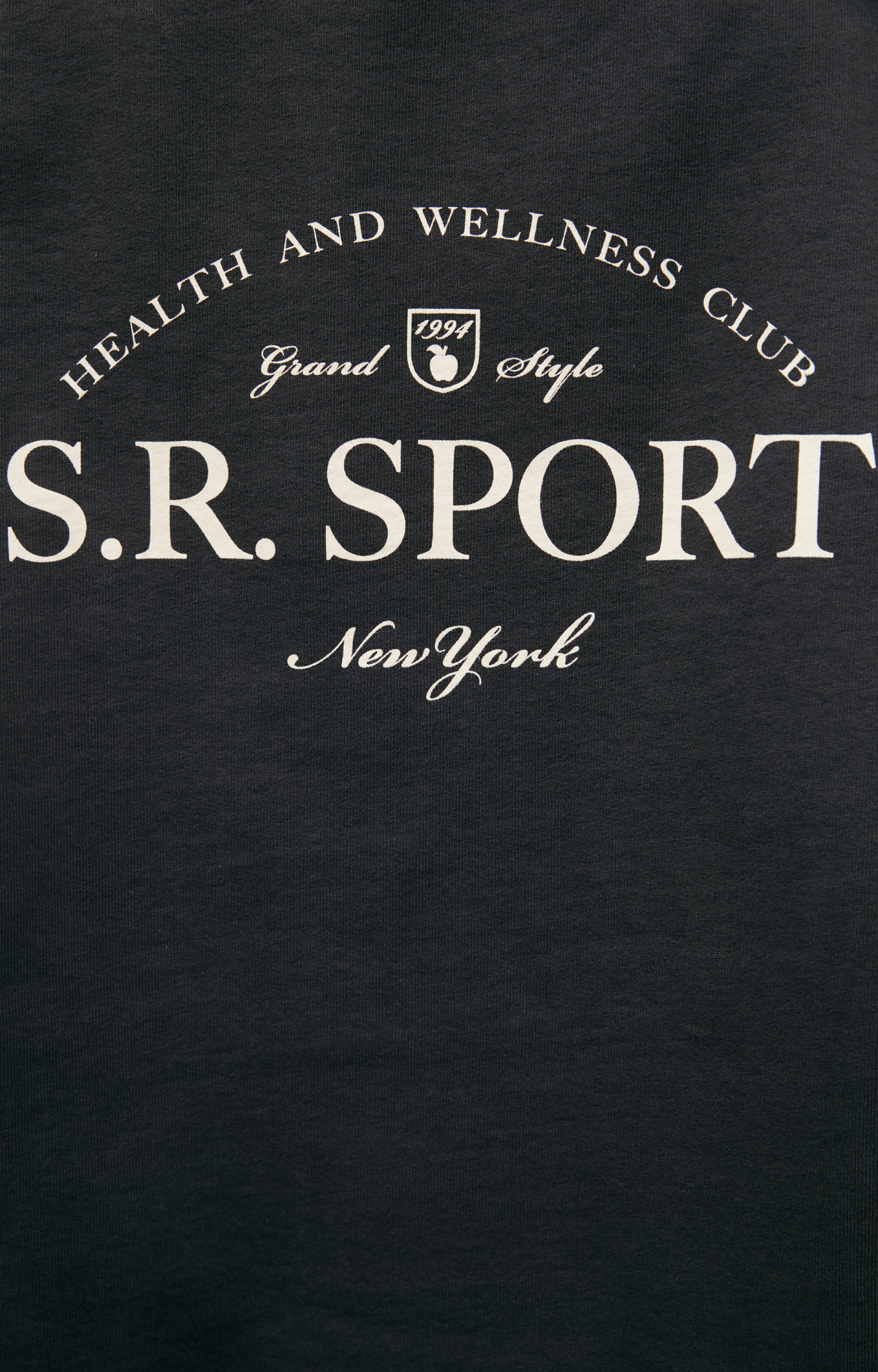 SPORTY & RICH Cotton logo sweatshirt