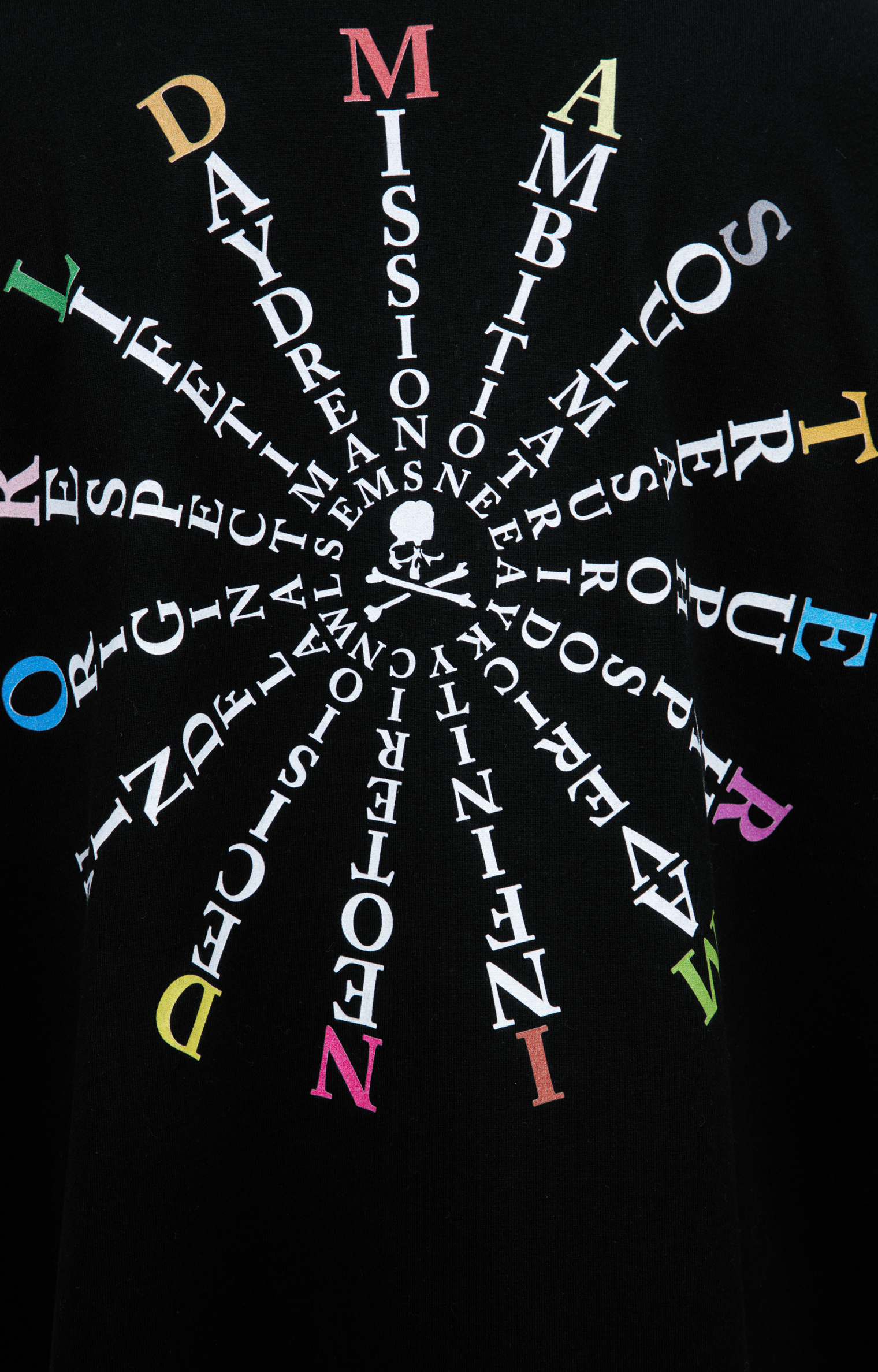 Mastermind WORLD Black print T-shirt