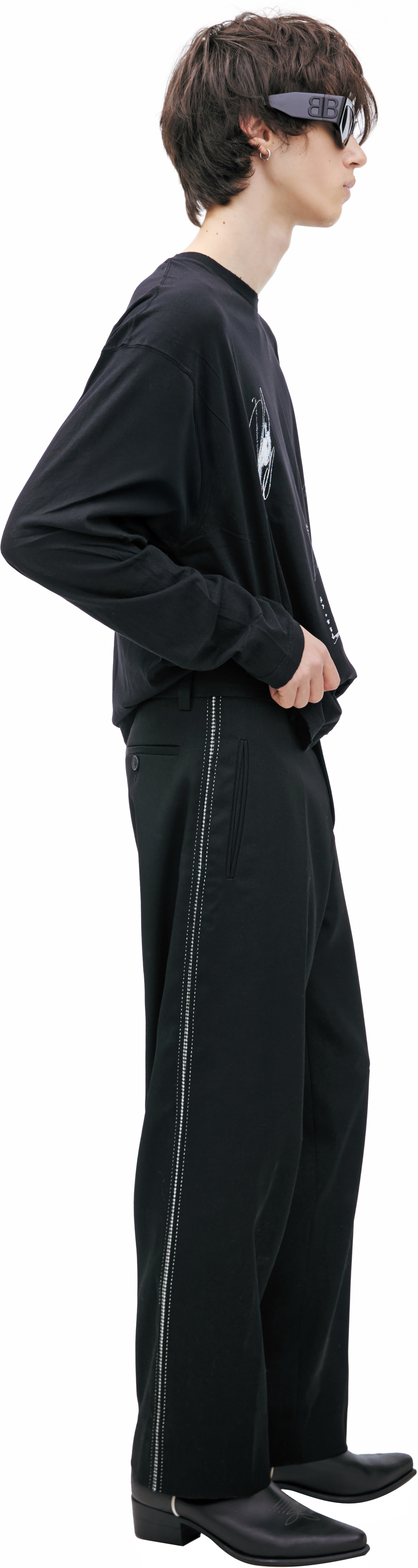Enfants Riches Déprimés Embroidered trousers