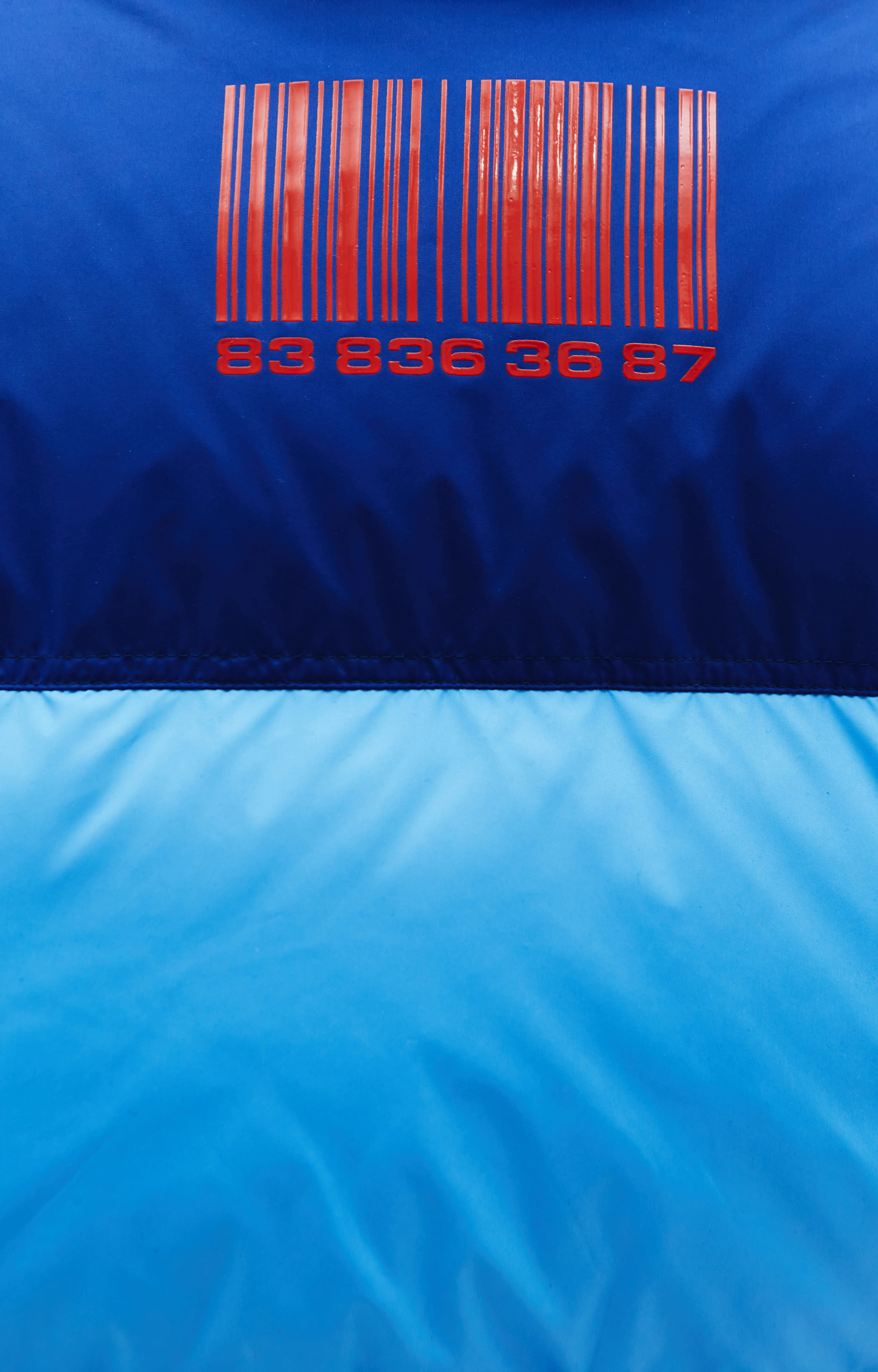 VTMNTS Синий пуховик с логотипом