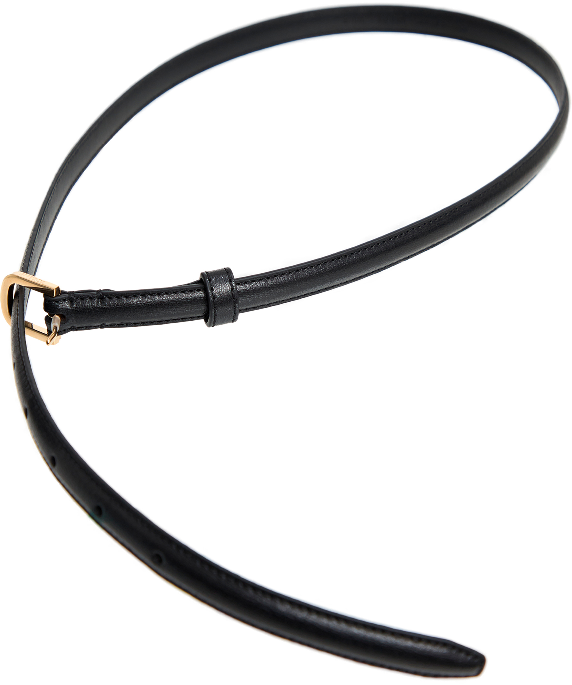 TOTEME Black leather belt