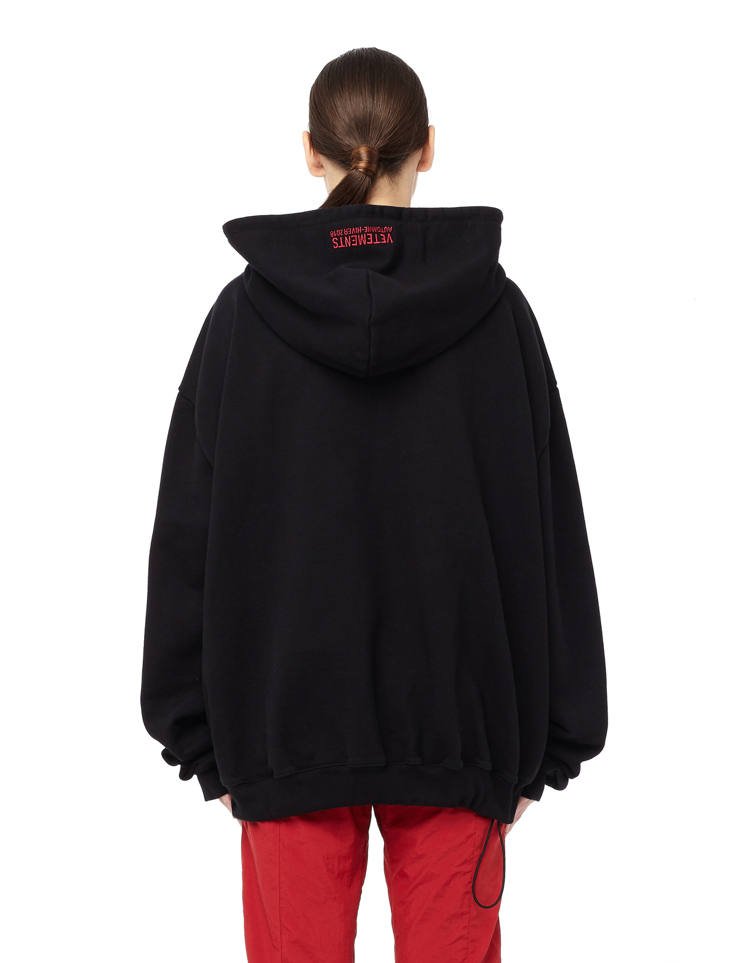 VETEMENTS Trash Metal Oversize Cotton Hoodie