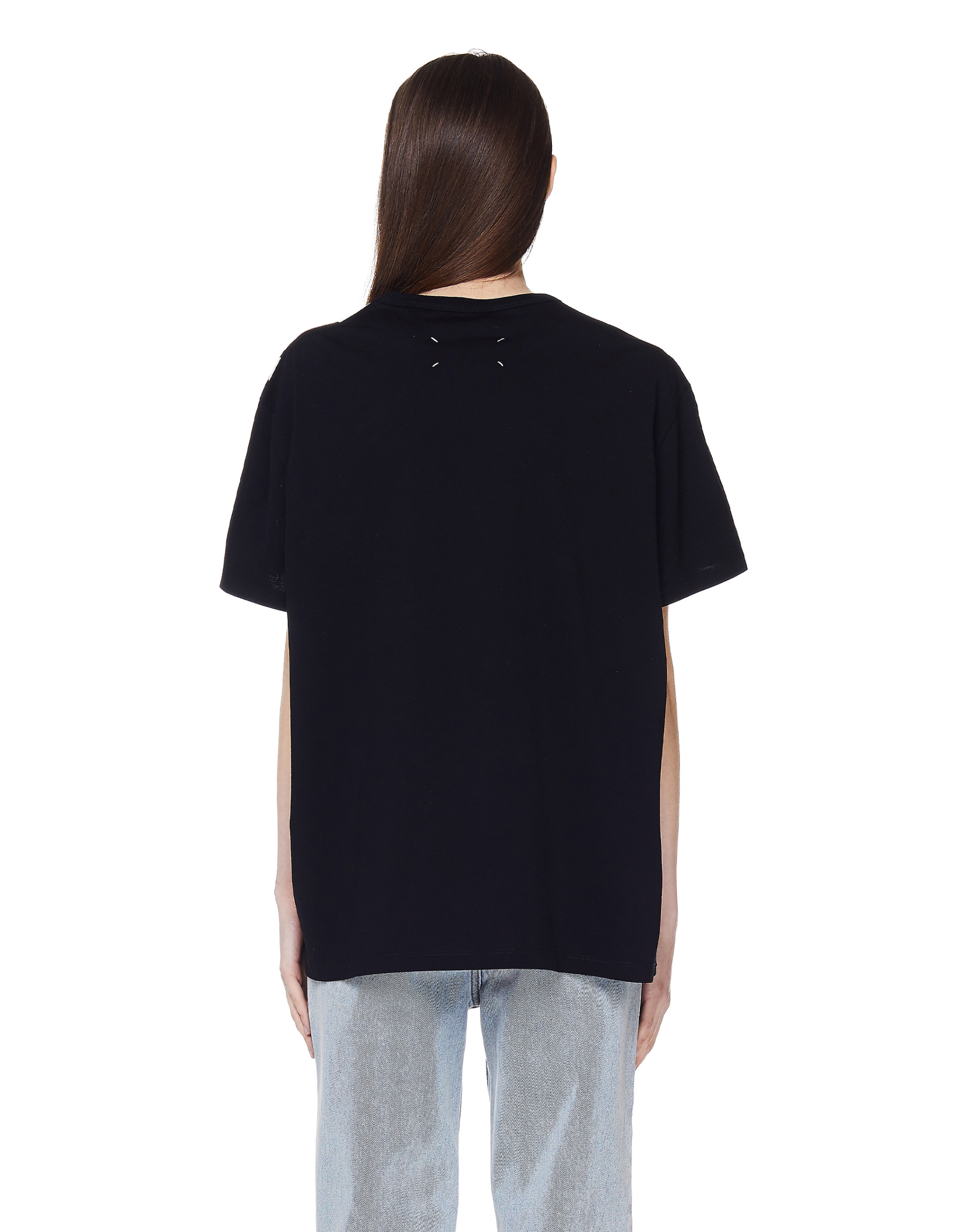 Maison Margiela Black Cotton T-Shirt