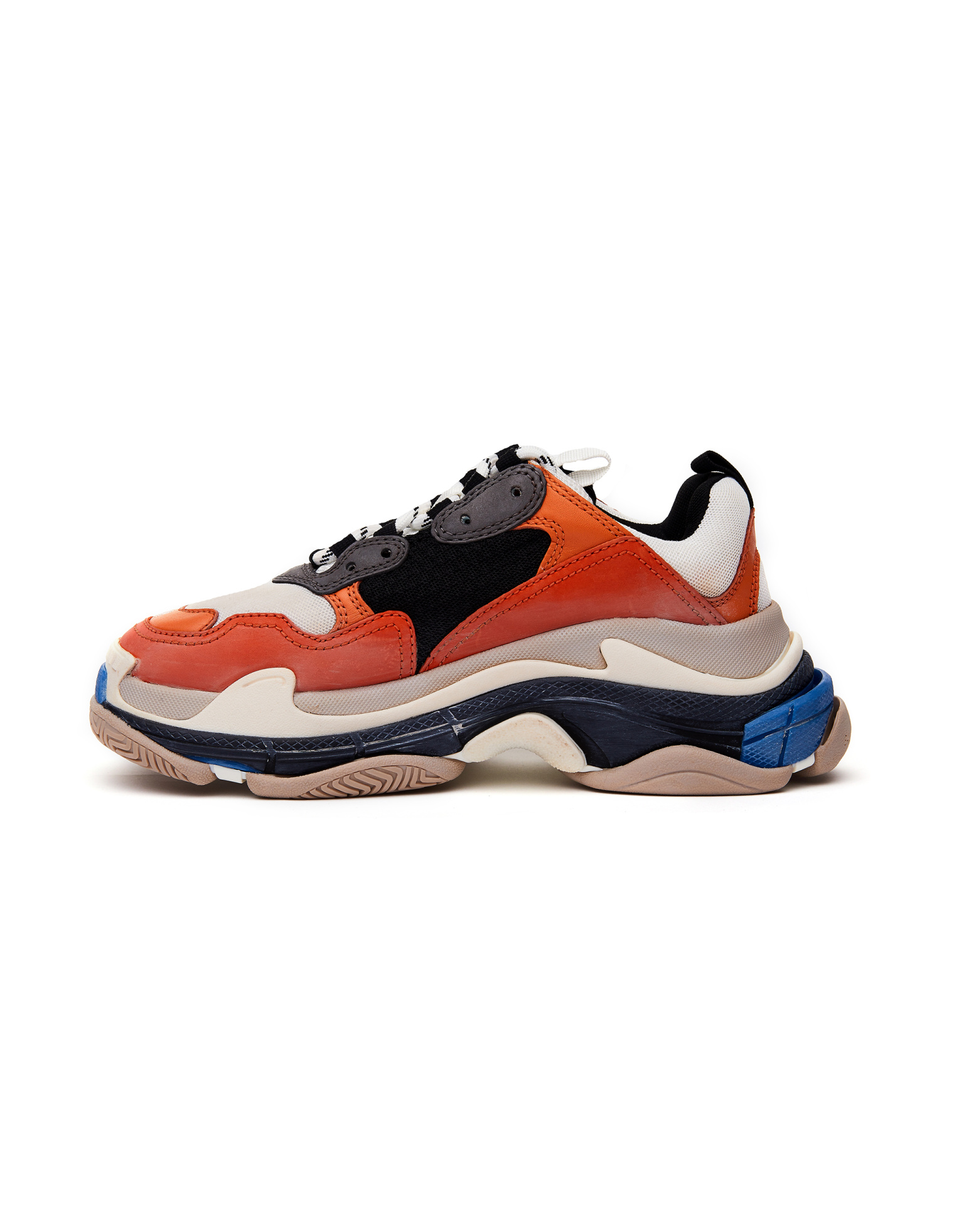 Balenciaga Orange Triple S Sneakers