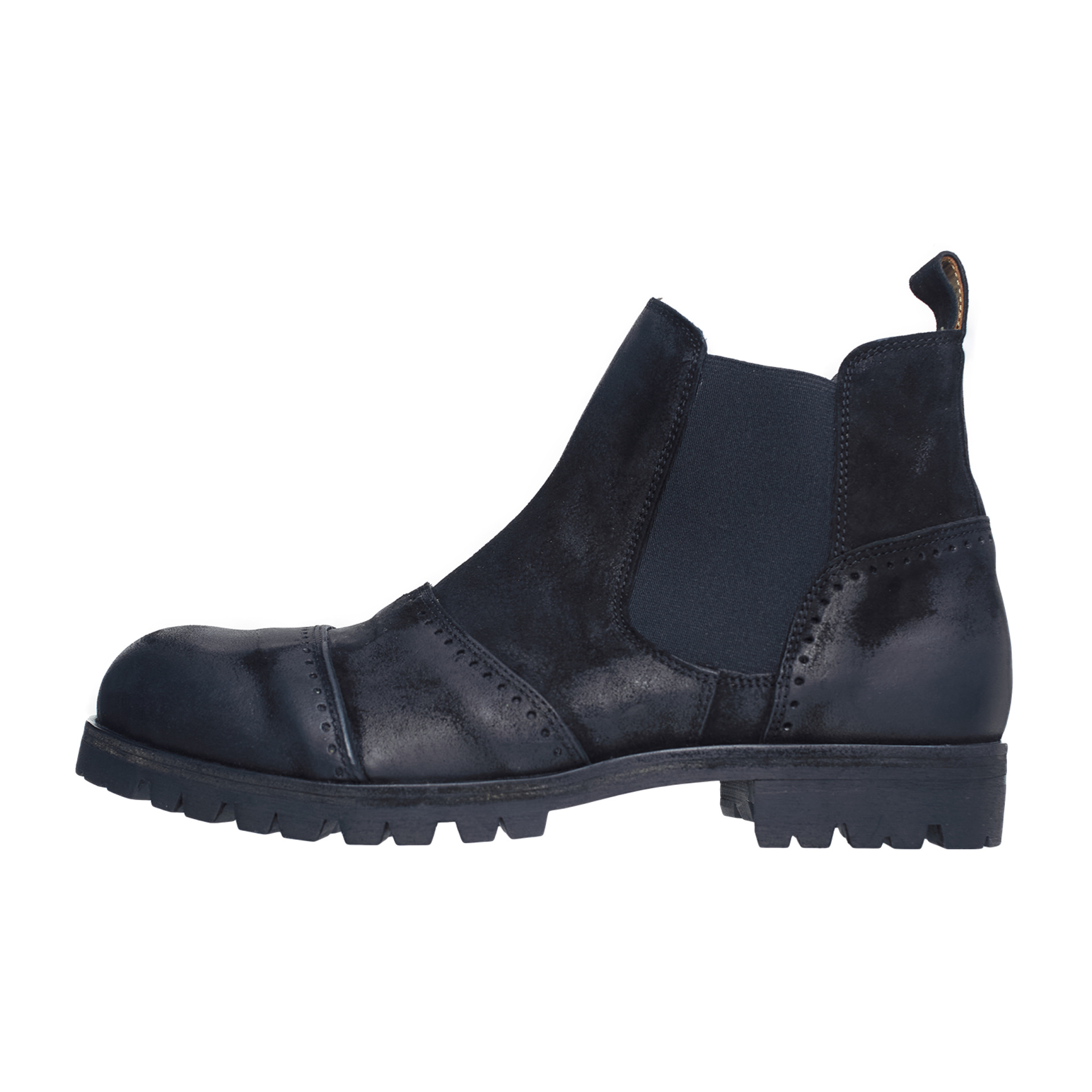 Ziggy Chen Leather boots with panels