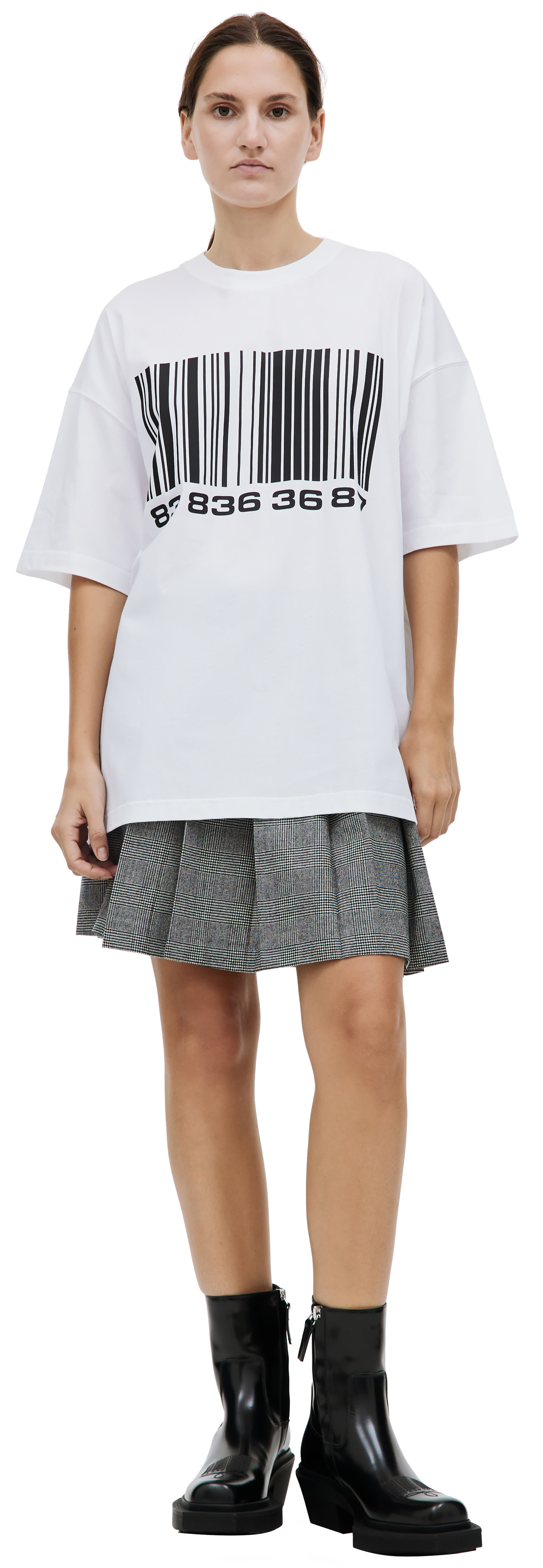 VTMNTS Barcode printed t-shirt