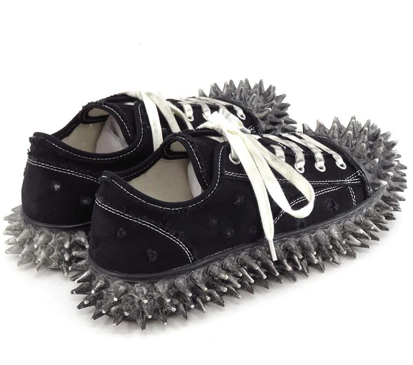 Doublet DIRTY SPIKE TOE CAP CANVAS sneakers
