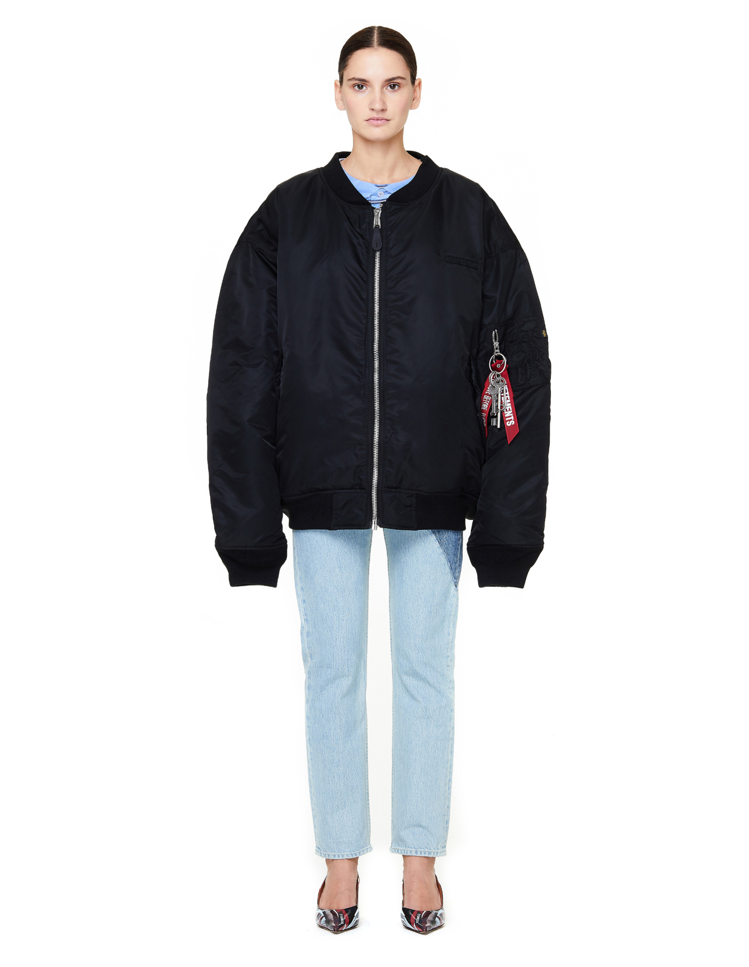 VETEMENTS Alpha Industries Oversized Bomber Jacket