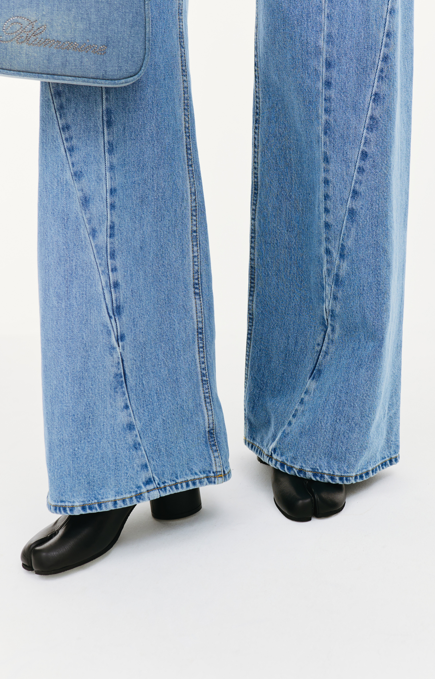 Maison Margiela Wide-leg paneled Jeans