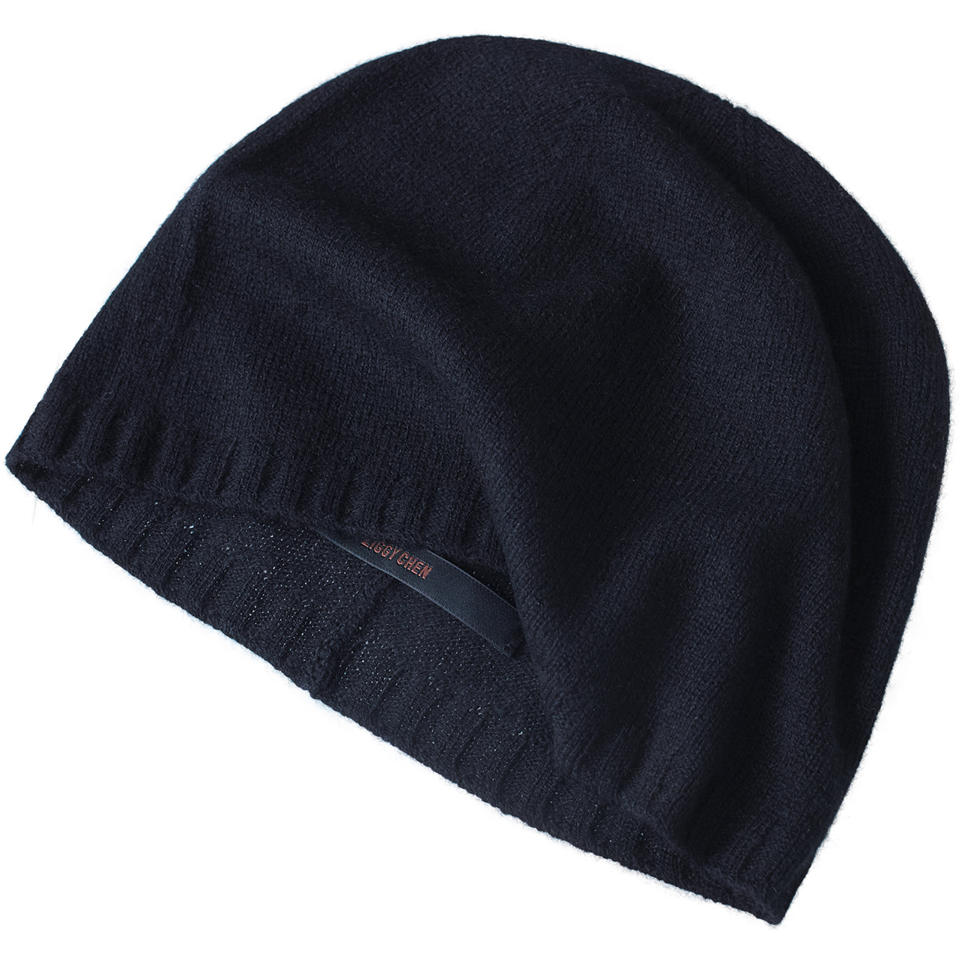 Ziggy Chen Black cashmere beanie