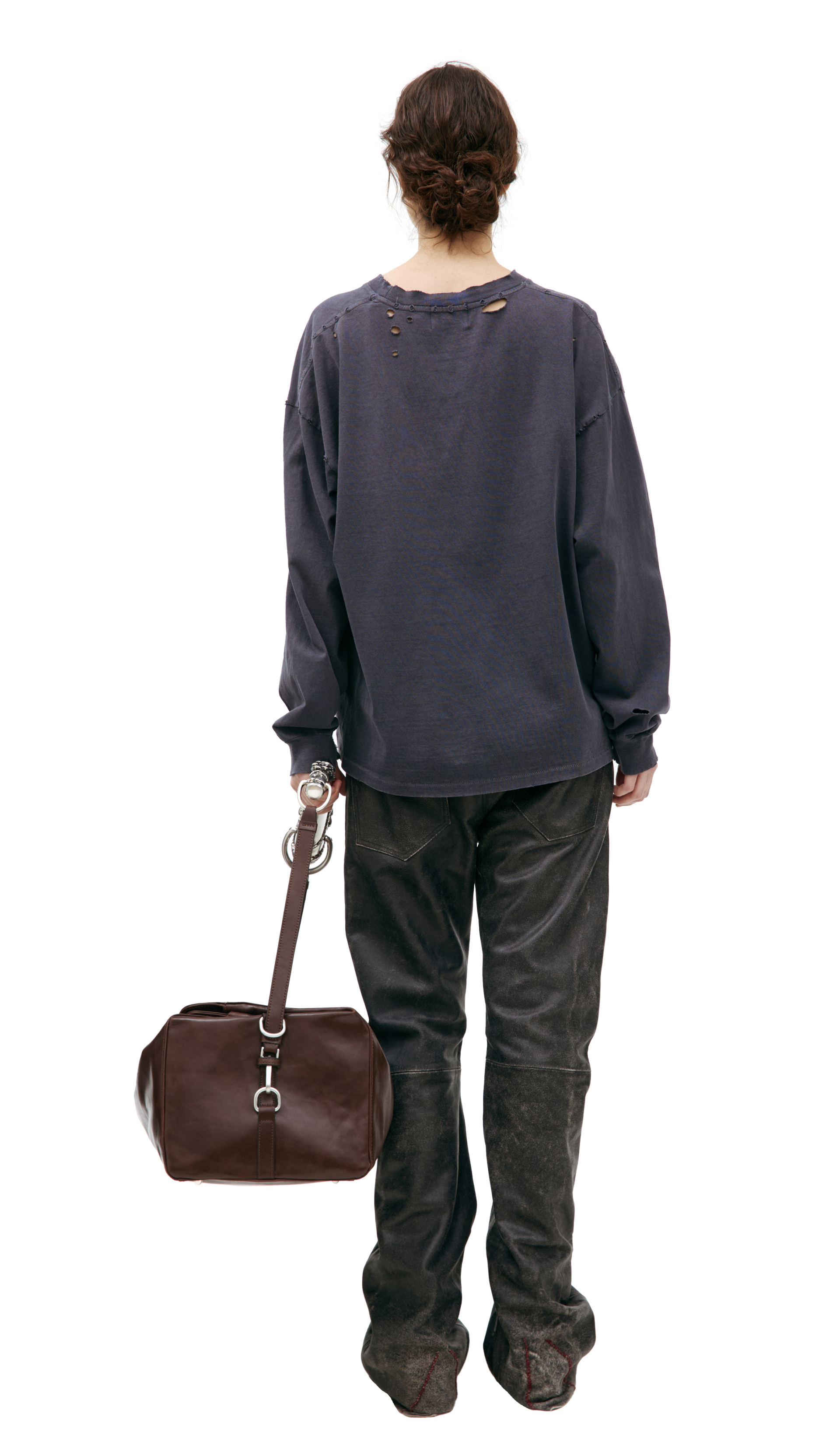 Enfants Riches Déprimés Ripped logo longsleeves