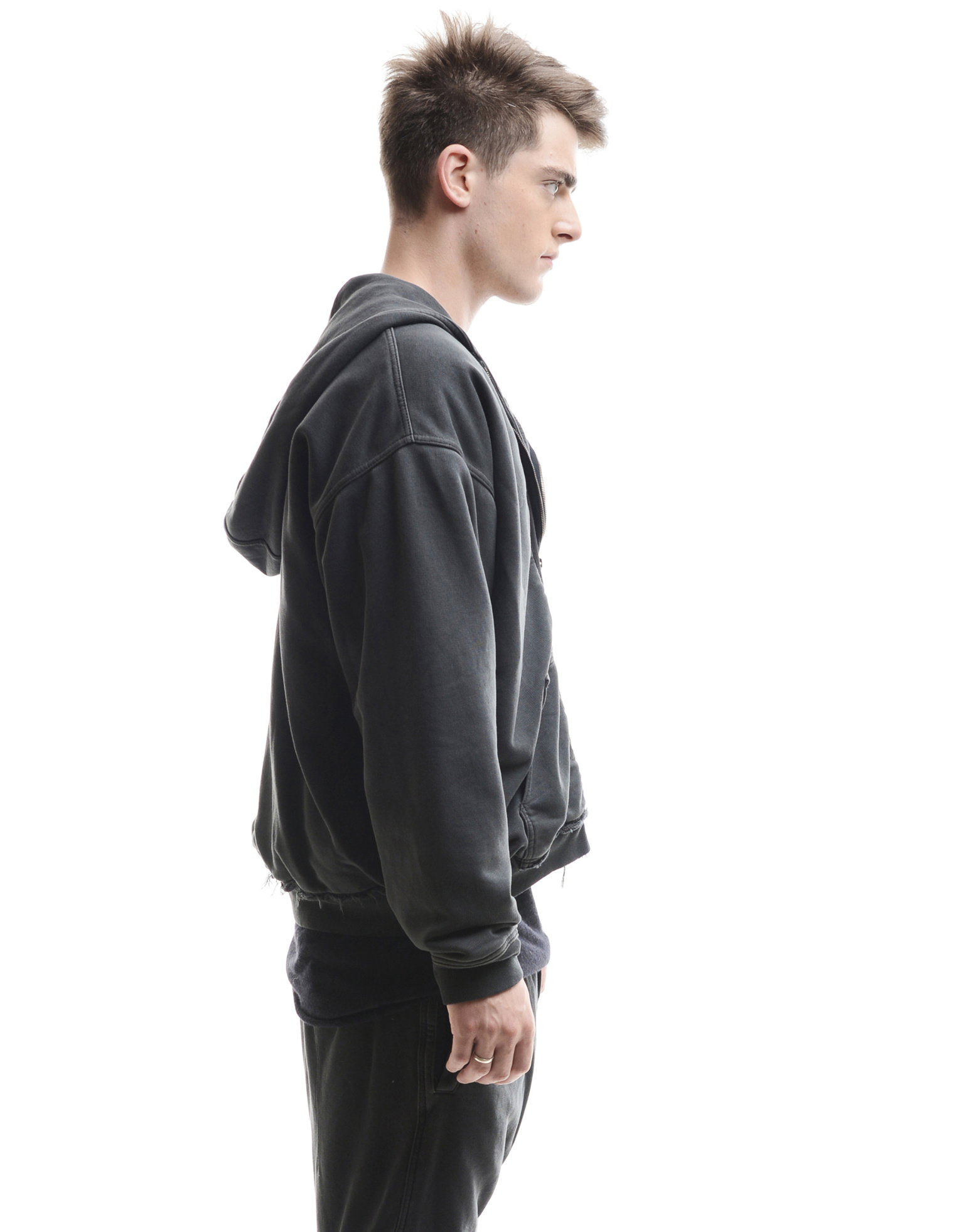 Haider Ackermann Cotton zipper hoodie