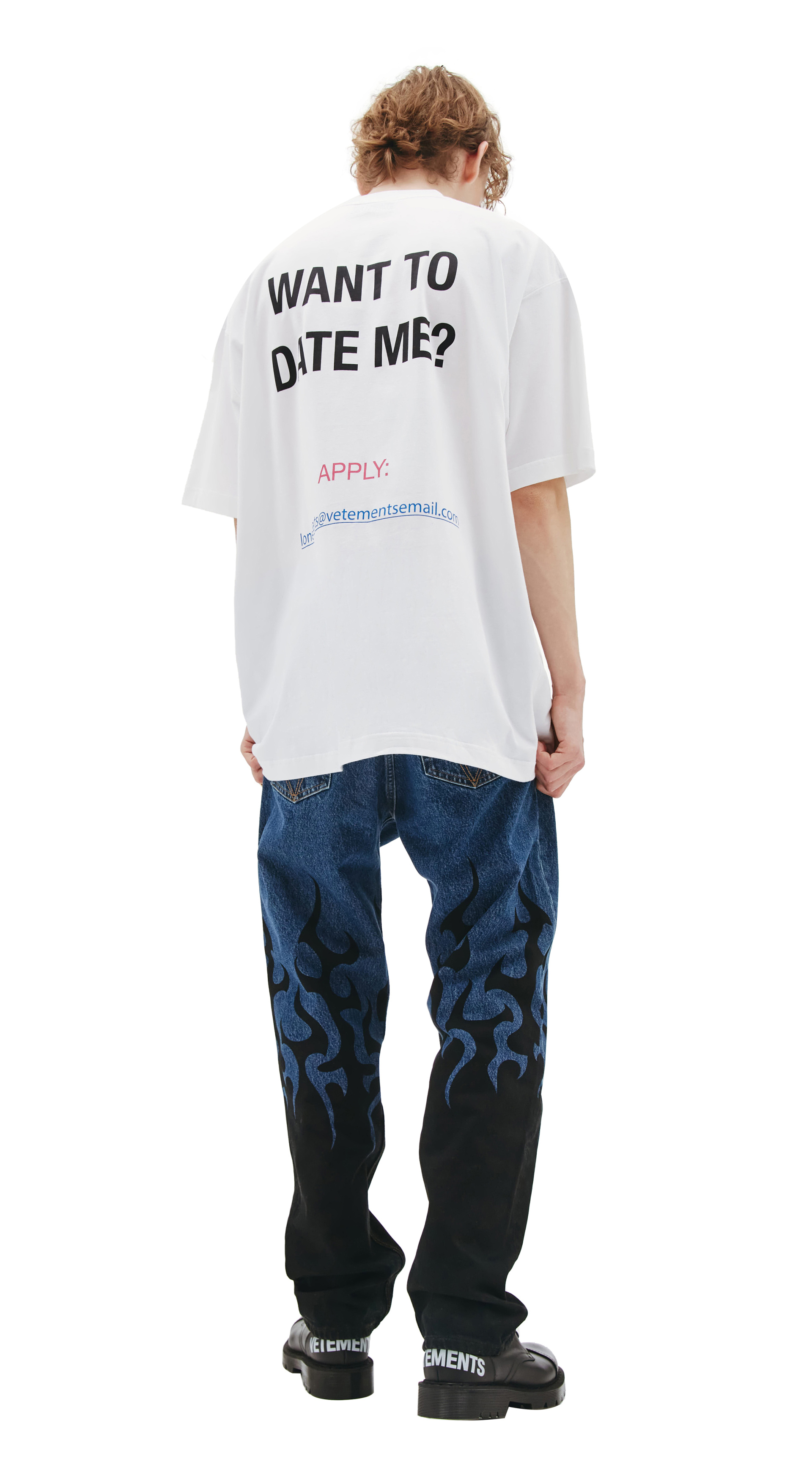 VETEMENTS Still no date Oversized t-shirt