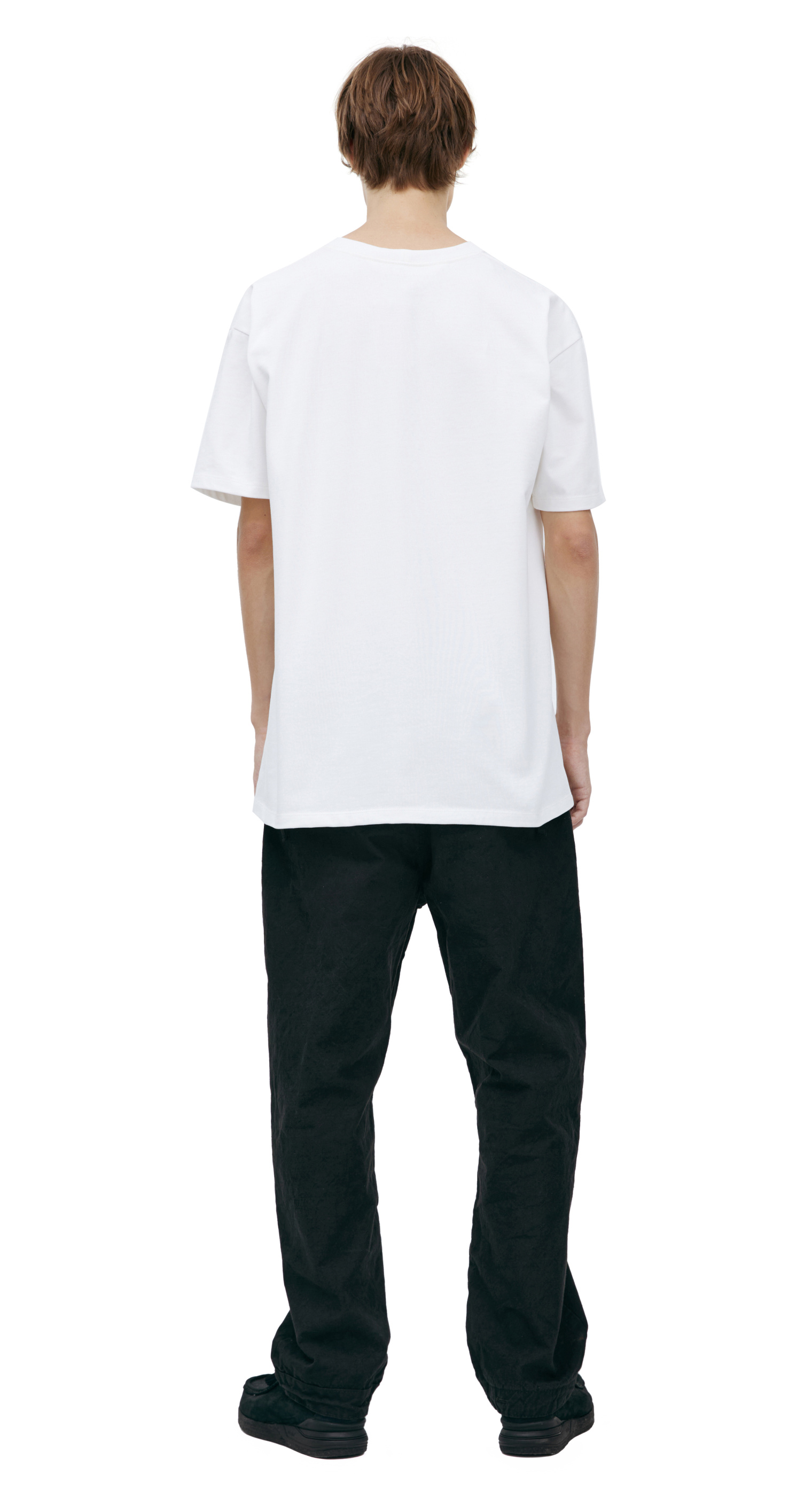 PLANIMETRY White print T-shirt