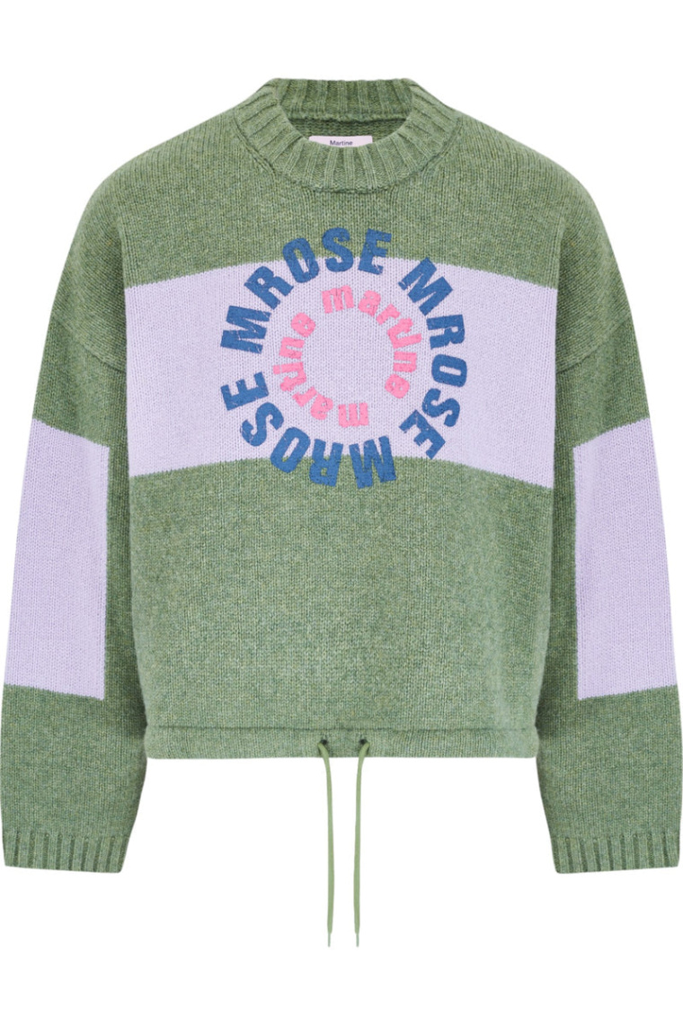 Martine Rose Intarsia Print Sweater