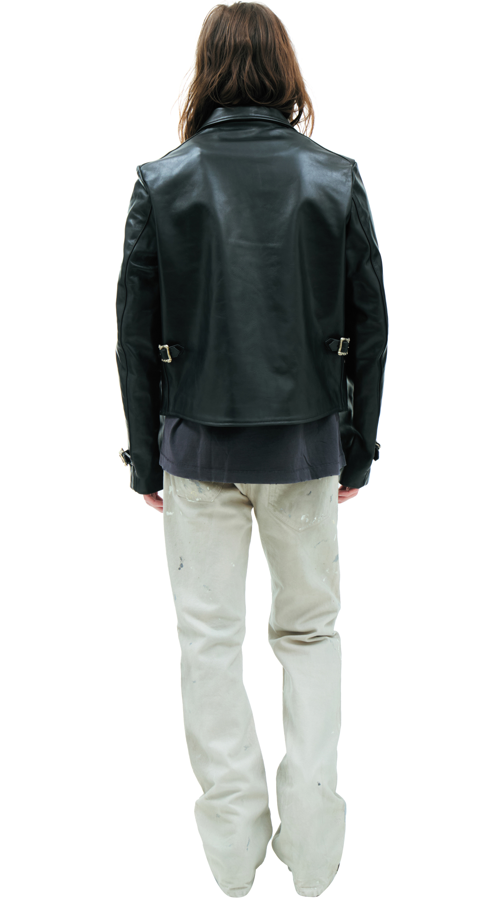 Enfants Riches Déprimés Black leather jacket