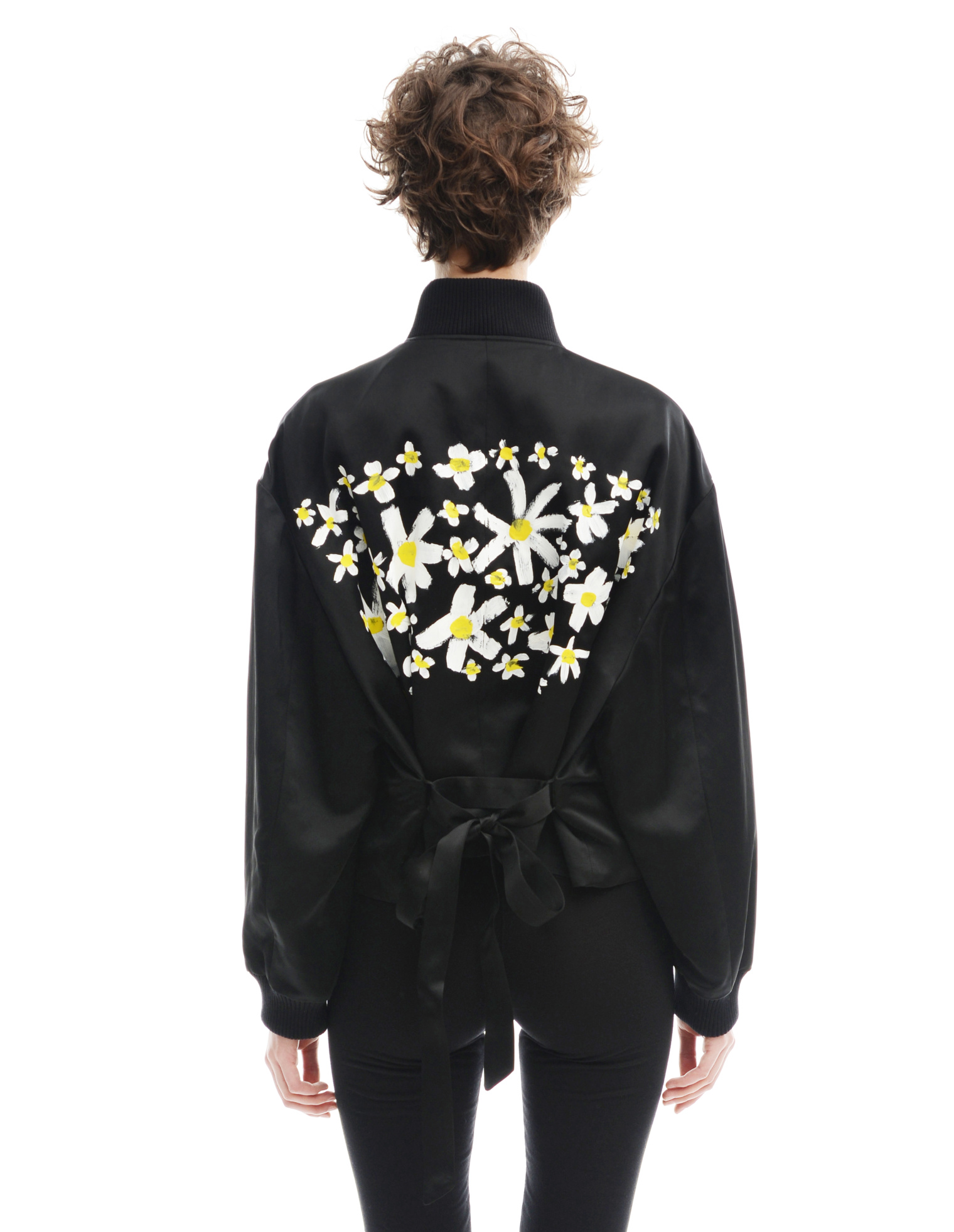 Maison Margiela Silk and rayon bomber jacket