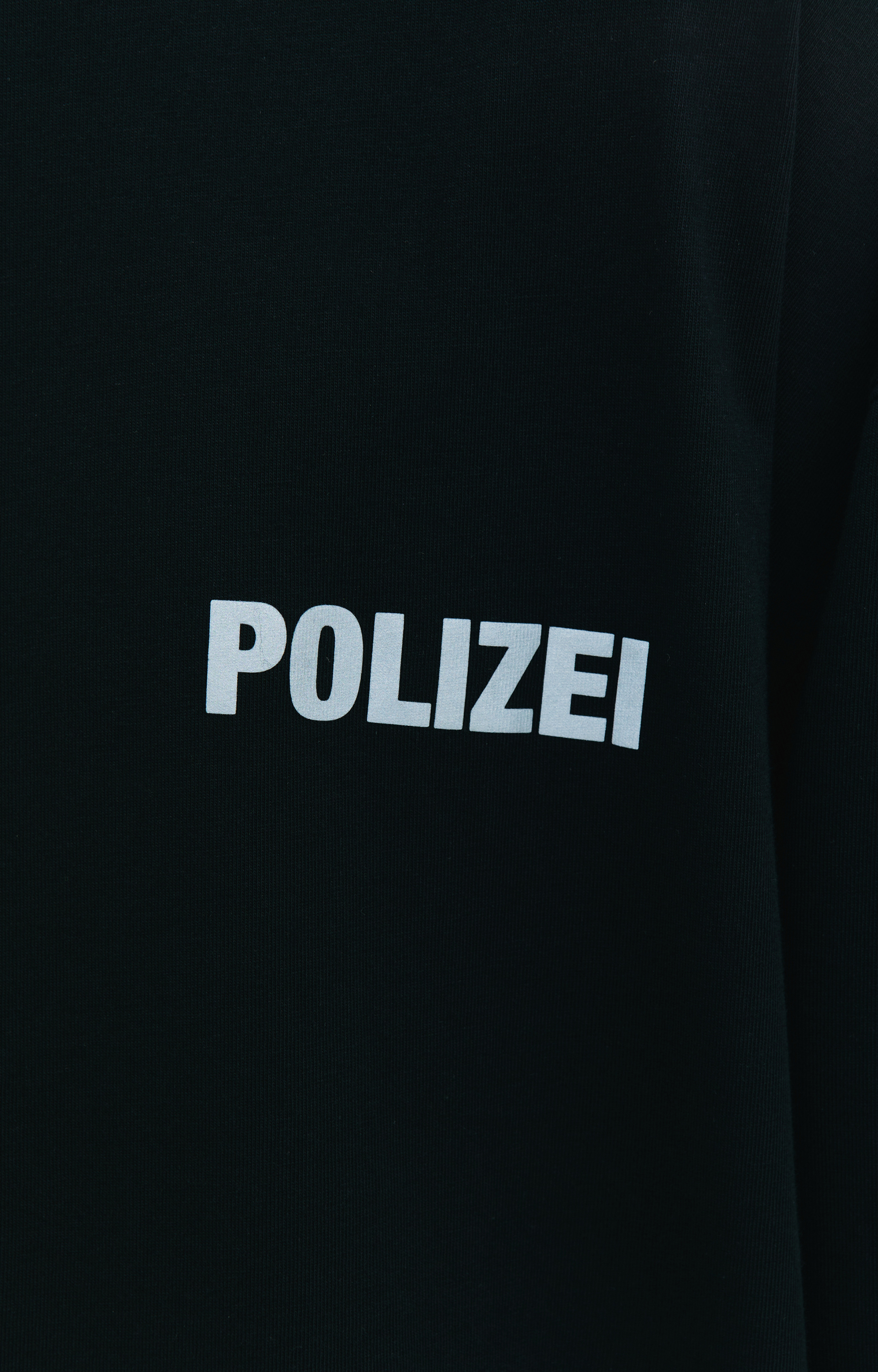 VETEMENTS Polizei printed t-shirt