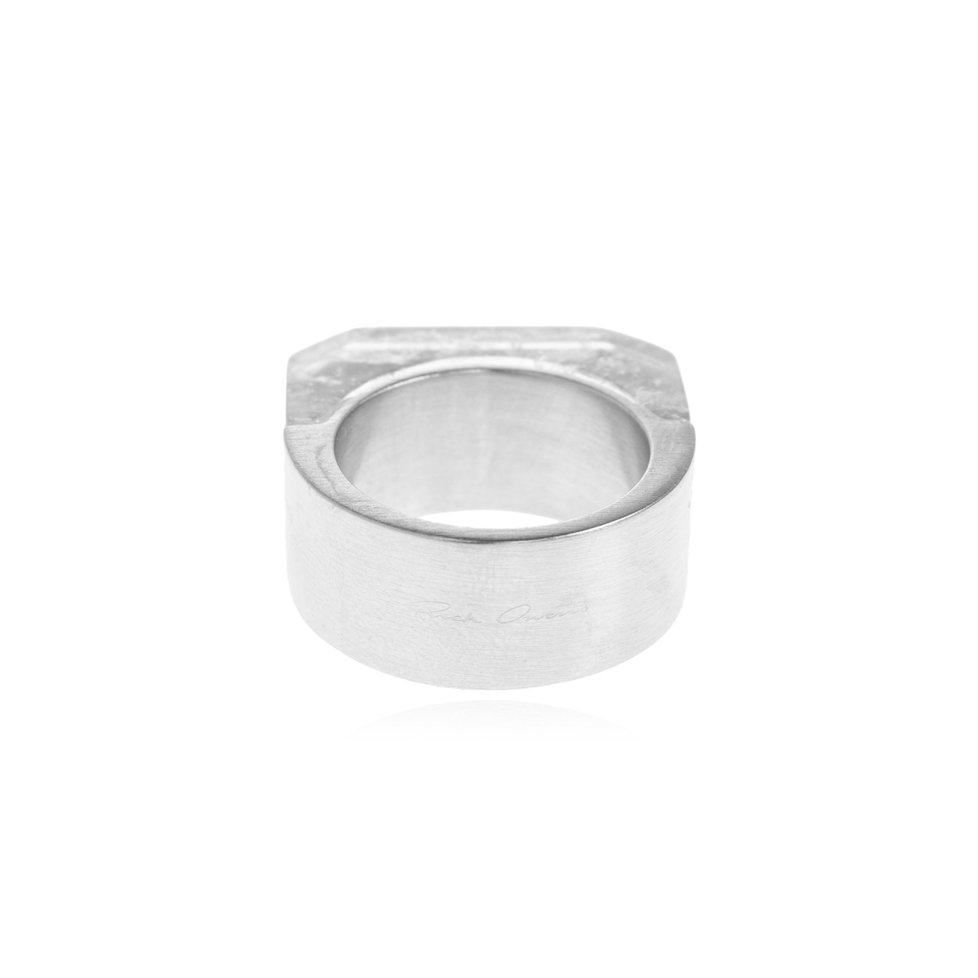 DRKSHDW by Rick Owens Double Crystal Hollywood Ring