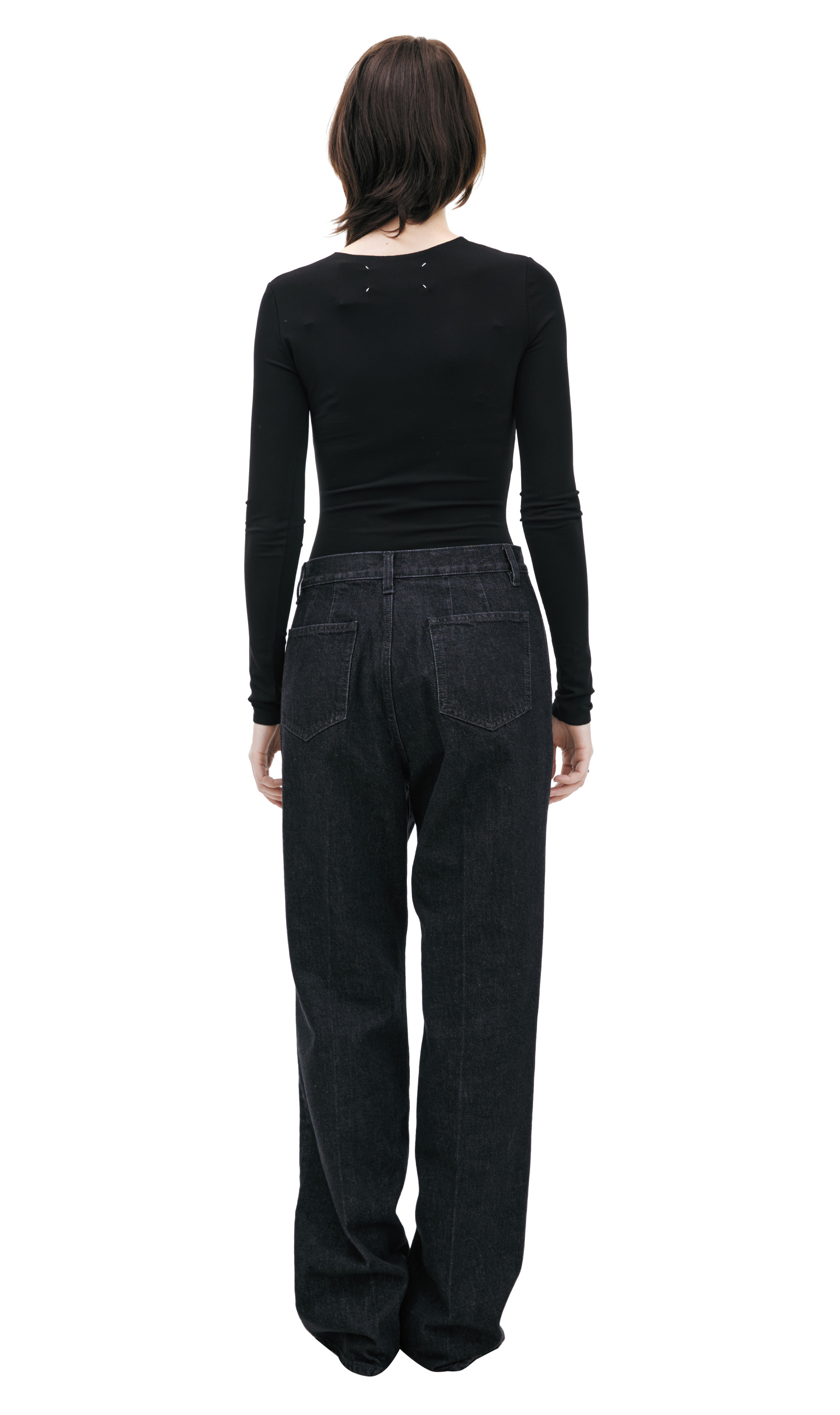 The Row flared jeans with creases
