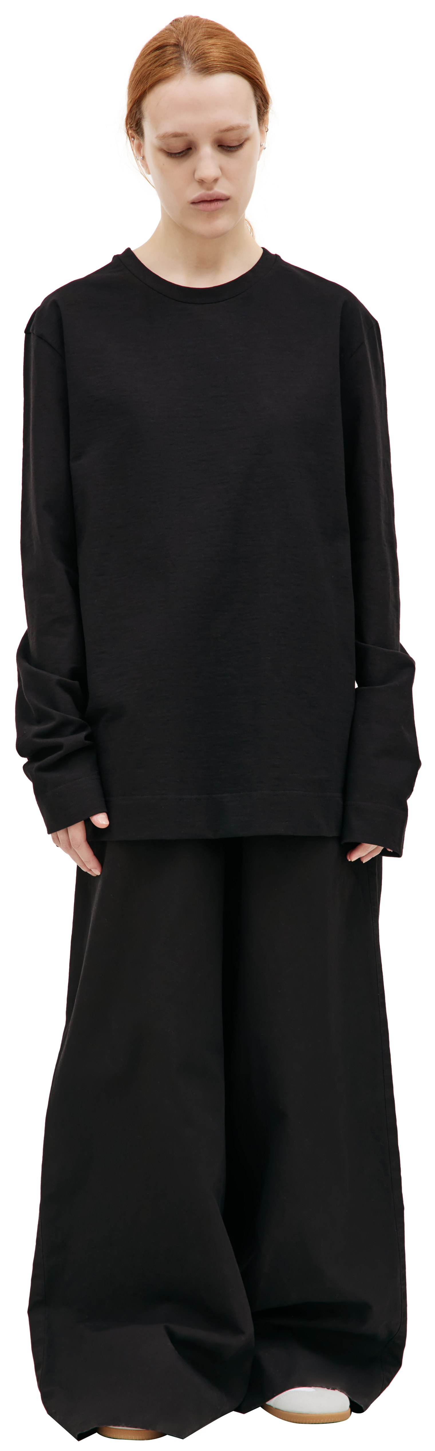 Jil Sander Black cotton longsleeve