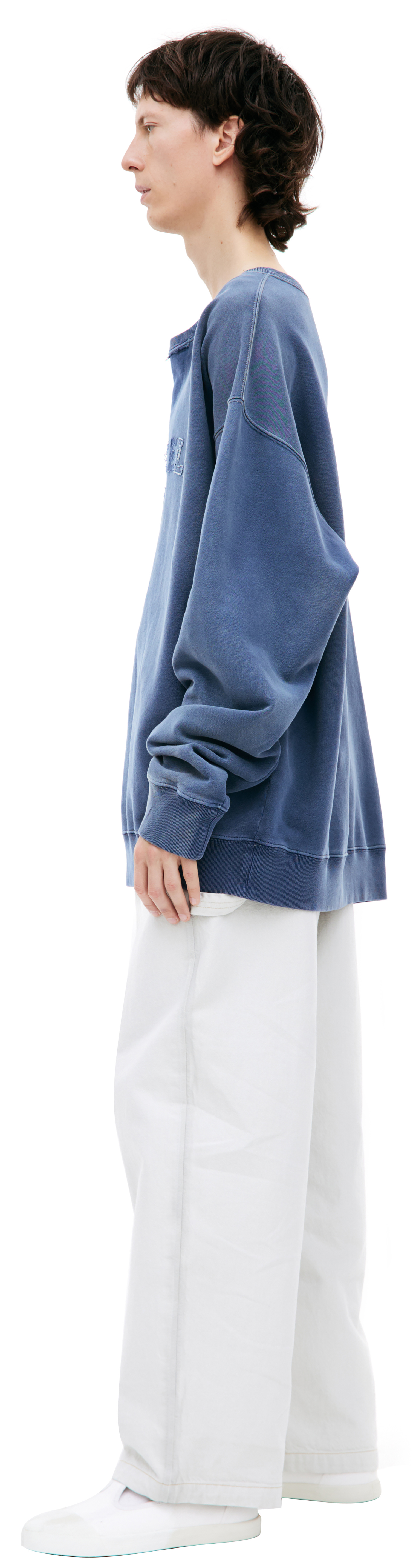 Maison Margiela Blue patch sweatshirt